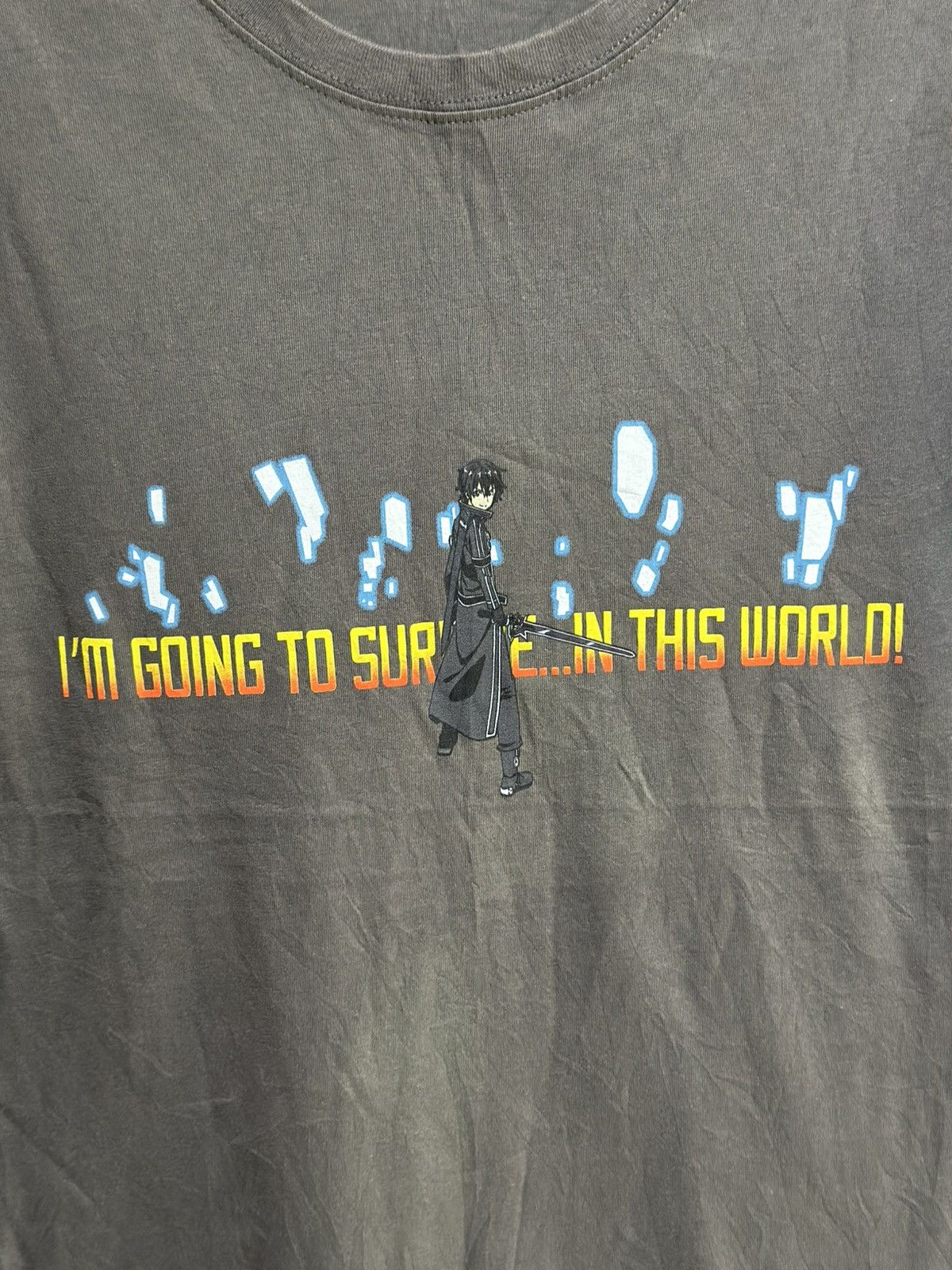 Anime × Japanese Brand × Vintage Vintage Sword Art Online Faded Tee Size US XL / EU 56 / 4 - 2 Thumbnail
