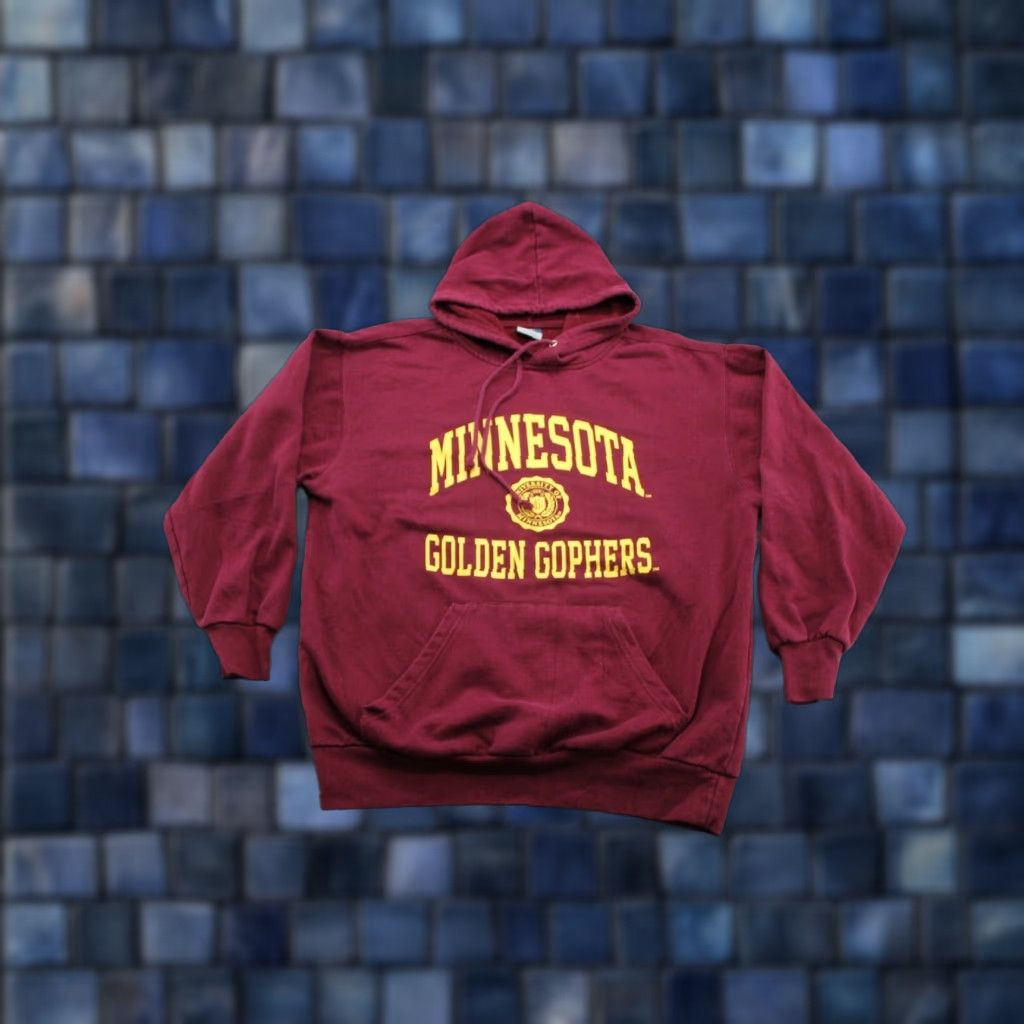 NCAA Minnesota Golden Gophers NCAA Spell Out Hoodie Mens Size L MV Sport Burgundy Size US L / EU 52-54 / 3 - 1 Thumbnail