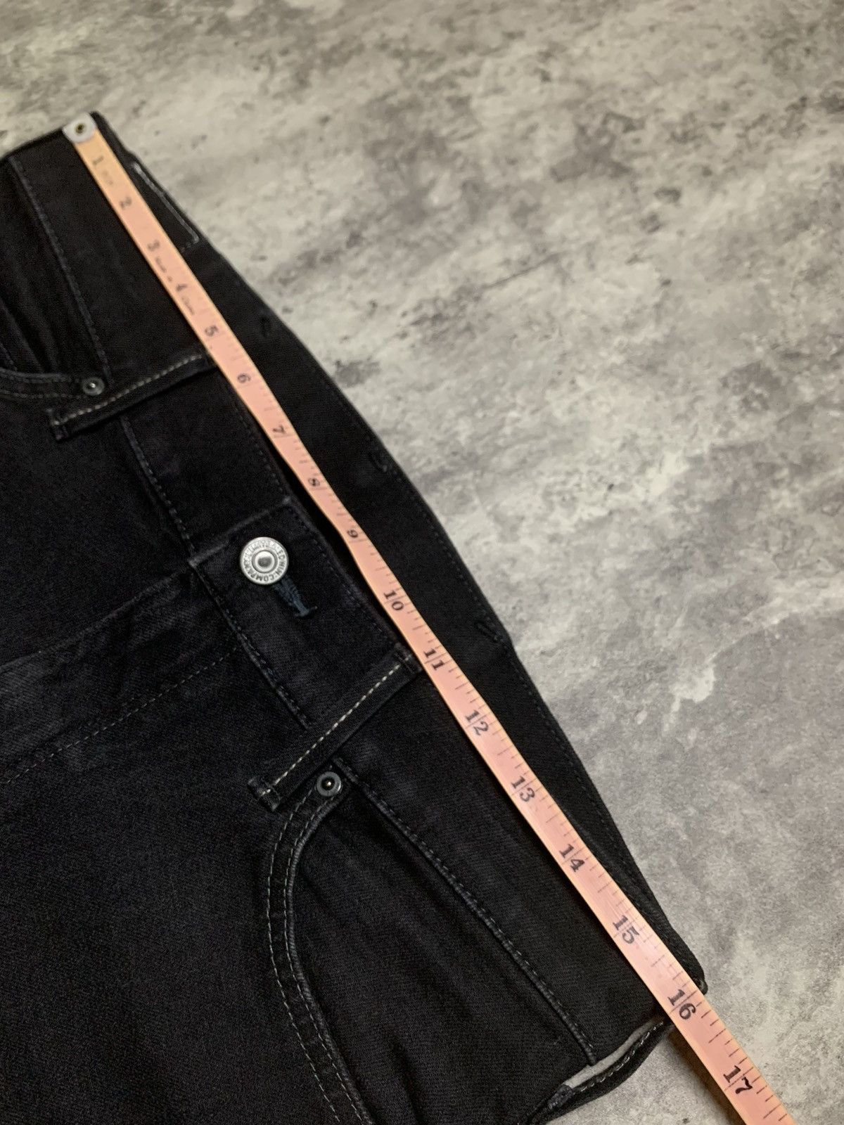 Edwin Edwin E Function Banana Cut Black Slim Jeans Vkei Style Size US 32 / EU 48 - 14 Thumbnail