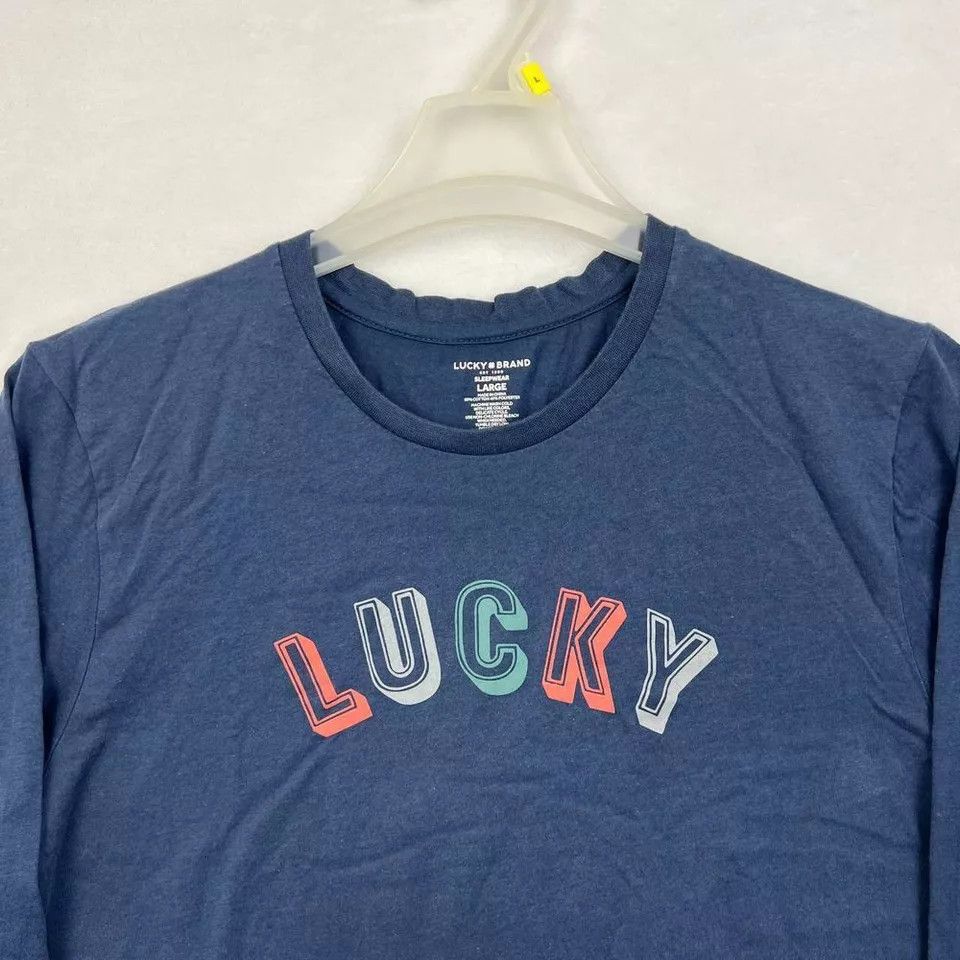 Lucky Brand Lucky Brand Shirt Men Pullover Long Sleeve Cotton Blend L Size US L / EU 52-54 / 3 - 6 Thumbnail