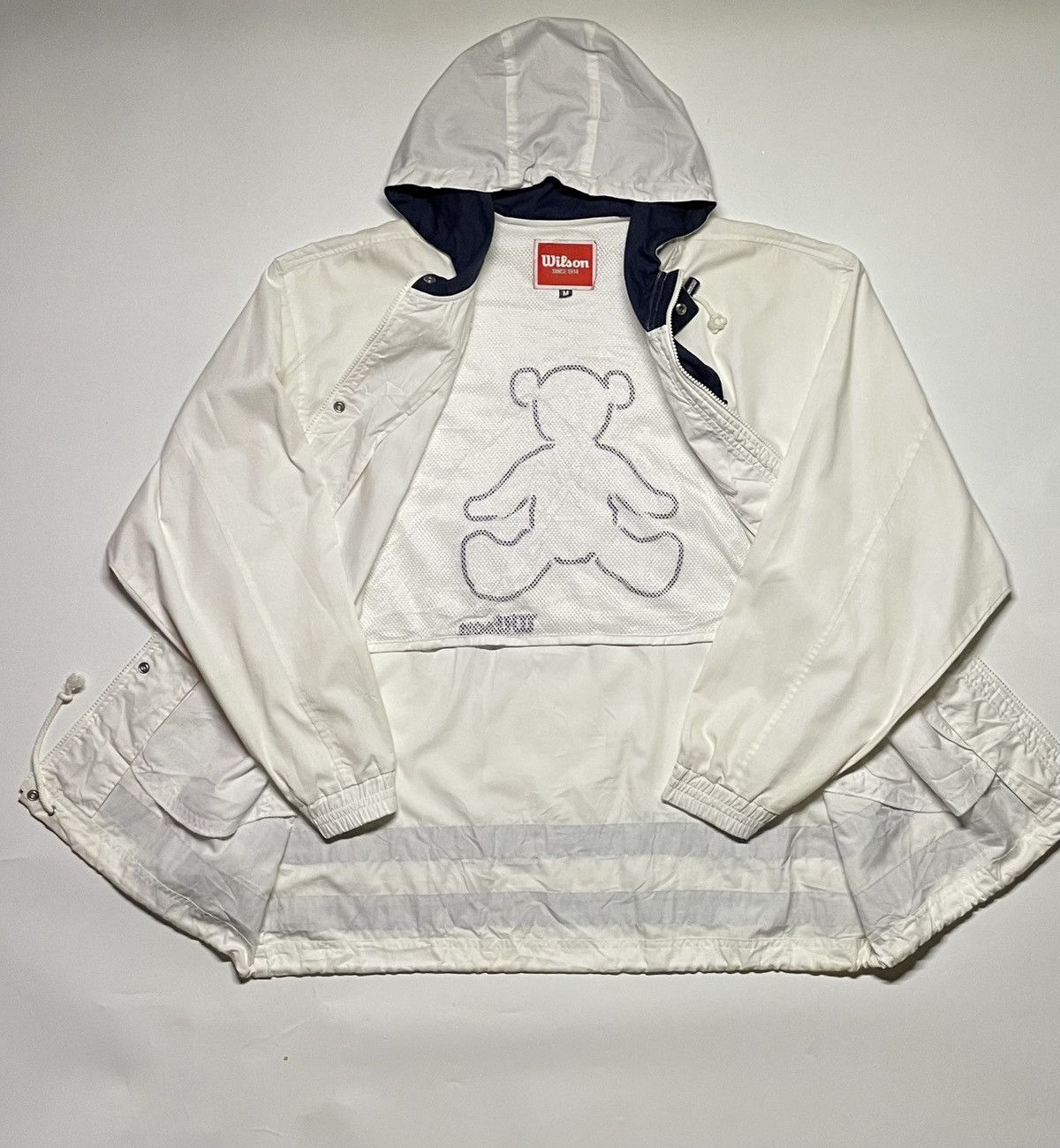 Wilson Wilson 1914 Embroidered Bear biglogo Windbreaker jacket Size US M / EU 48-50 / 2 - 6 Thumbnail