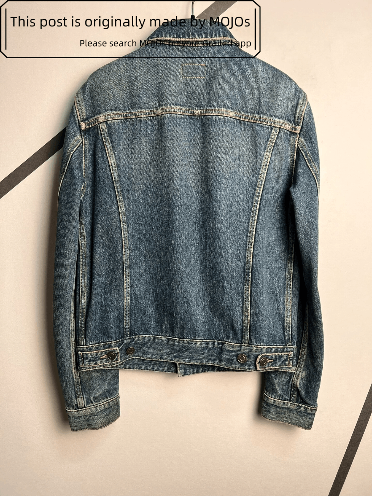 Saint Laurent Paris Sz M Saint Laurent Paris 15AW Mud Wash Denim Jacket mojos60 Size US M / EU 48-50 / 2 - 2 Thumbnail