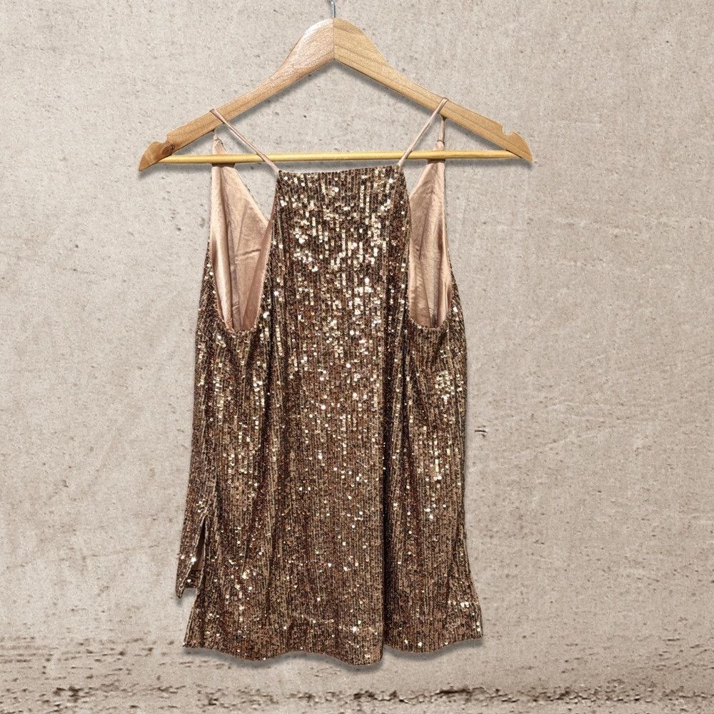 Gianni Valentino Gianni Bini Sequin Tank NWT Size S / US 4 / IT 40 - 2 Thumbnail