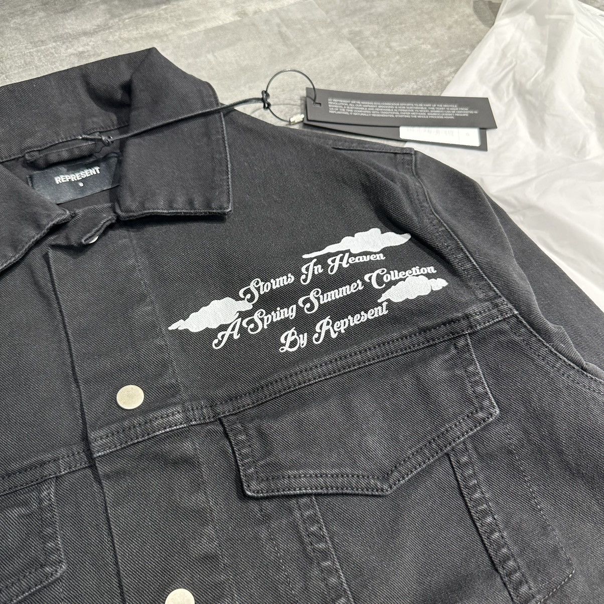 Represent Clo. Represent Storms In Heaven Denim Jacket Size US S / EU 44-46 / 1 - 4 Thumbnail