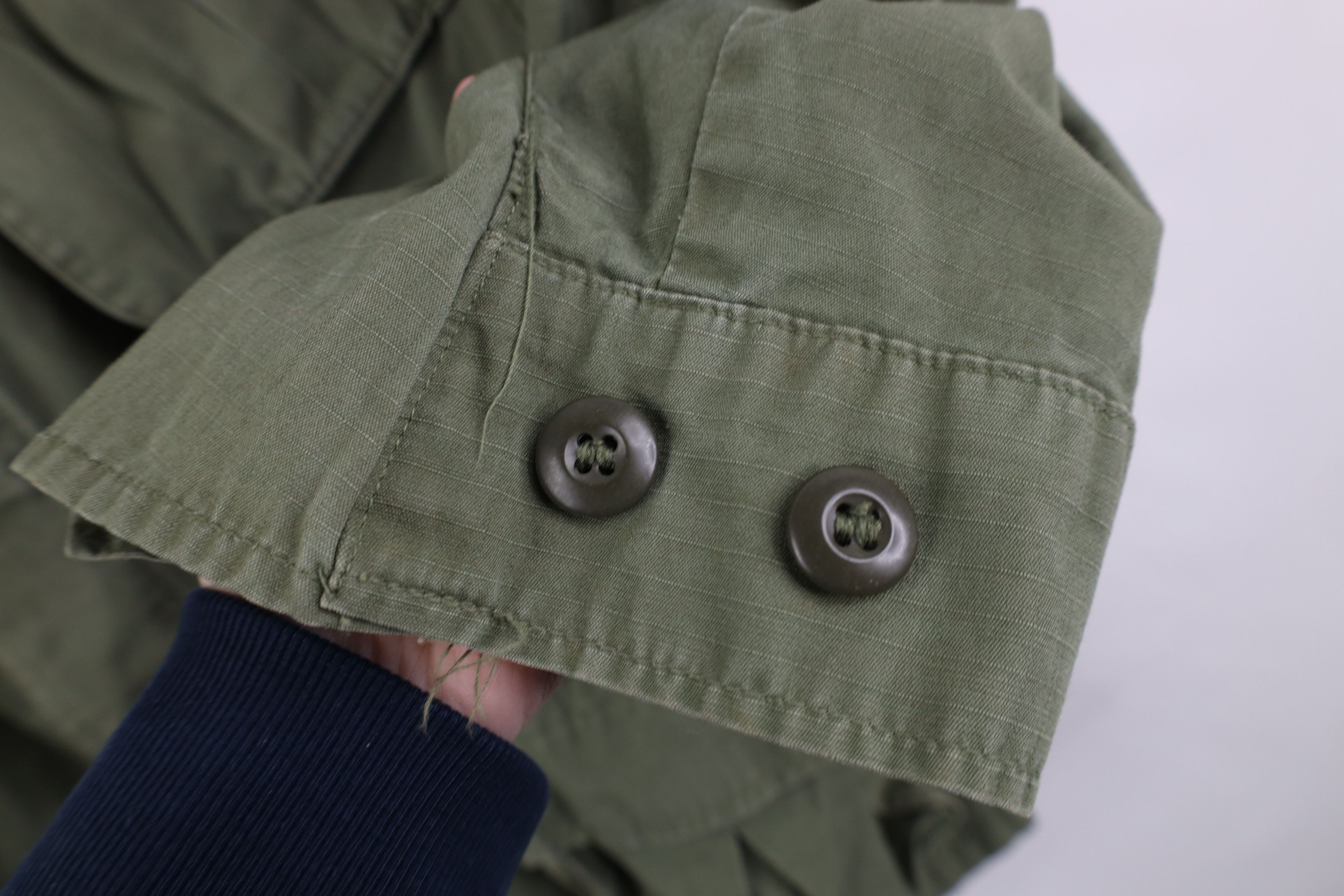 Vintage Vintage 60s Vietnam War USGI 107 Ripstop Coat Jacket USA Size US S / EU 44-46 / 1 - 9 Thumbnail