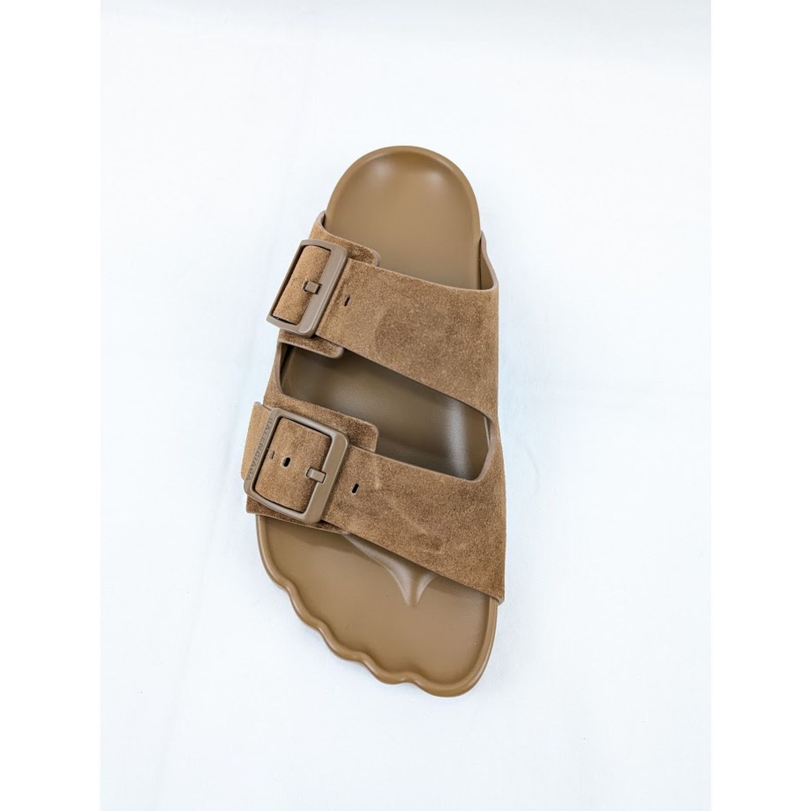Balenciaga o1rshd1 Q:2 / Suede Sunday Sandals in Brown Size US 12 / EU 45 - 6 Thumbnail
