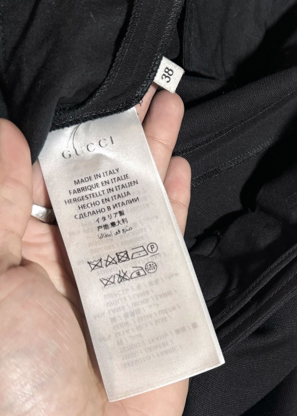 Gucci Gucci 2016 Black Trousers With Ruffle Accent Size 26" / US 2 / IT 38 - 7 Thumbnail