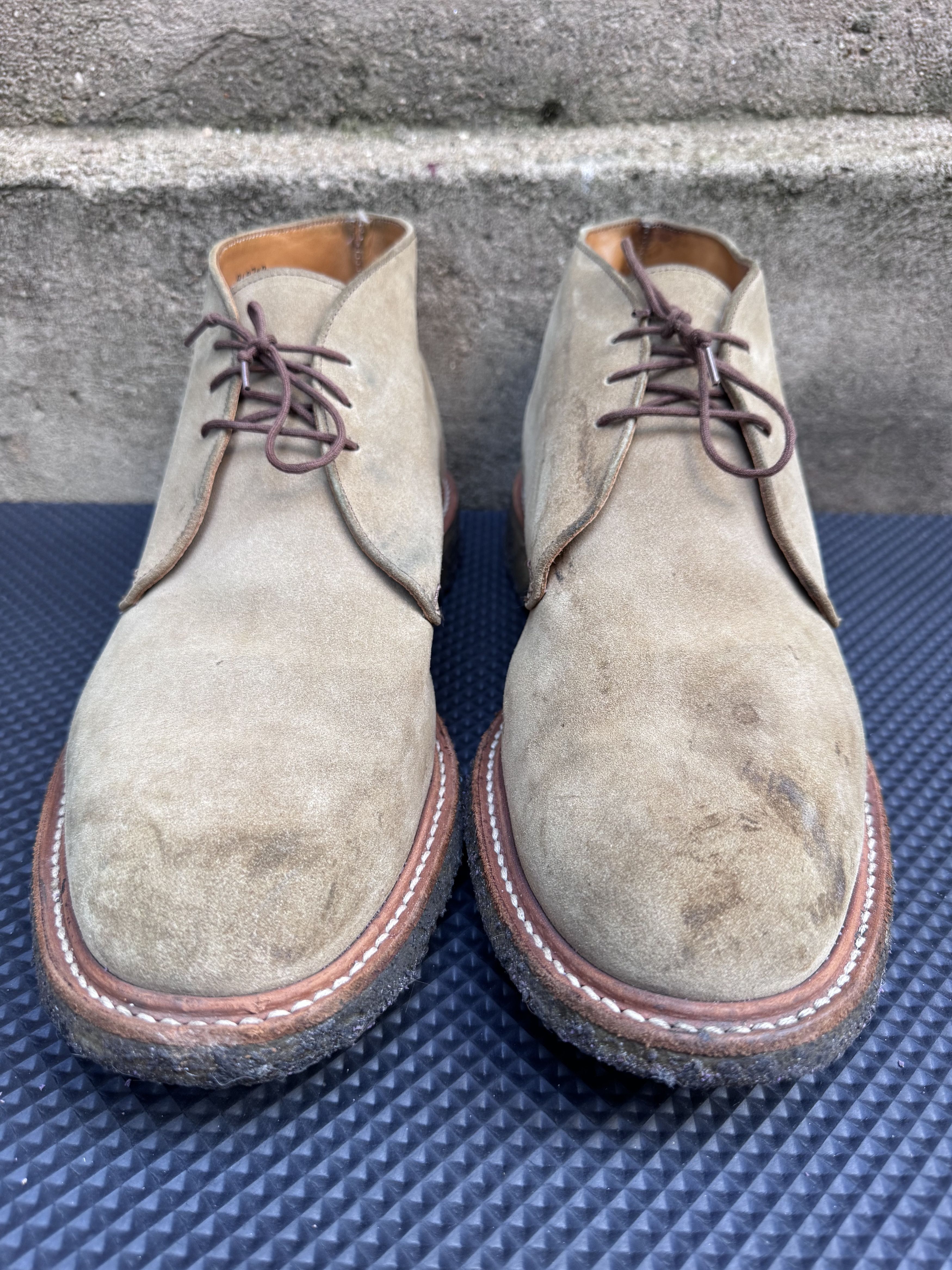 Tricker's TRICKER'S Kelso Suede Desert Chukka Boots Crepe Size US 12.5 / EU 45-46 - 5 Thumbnail