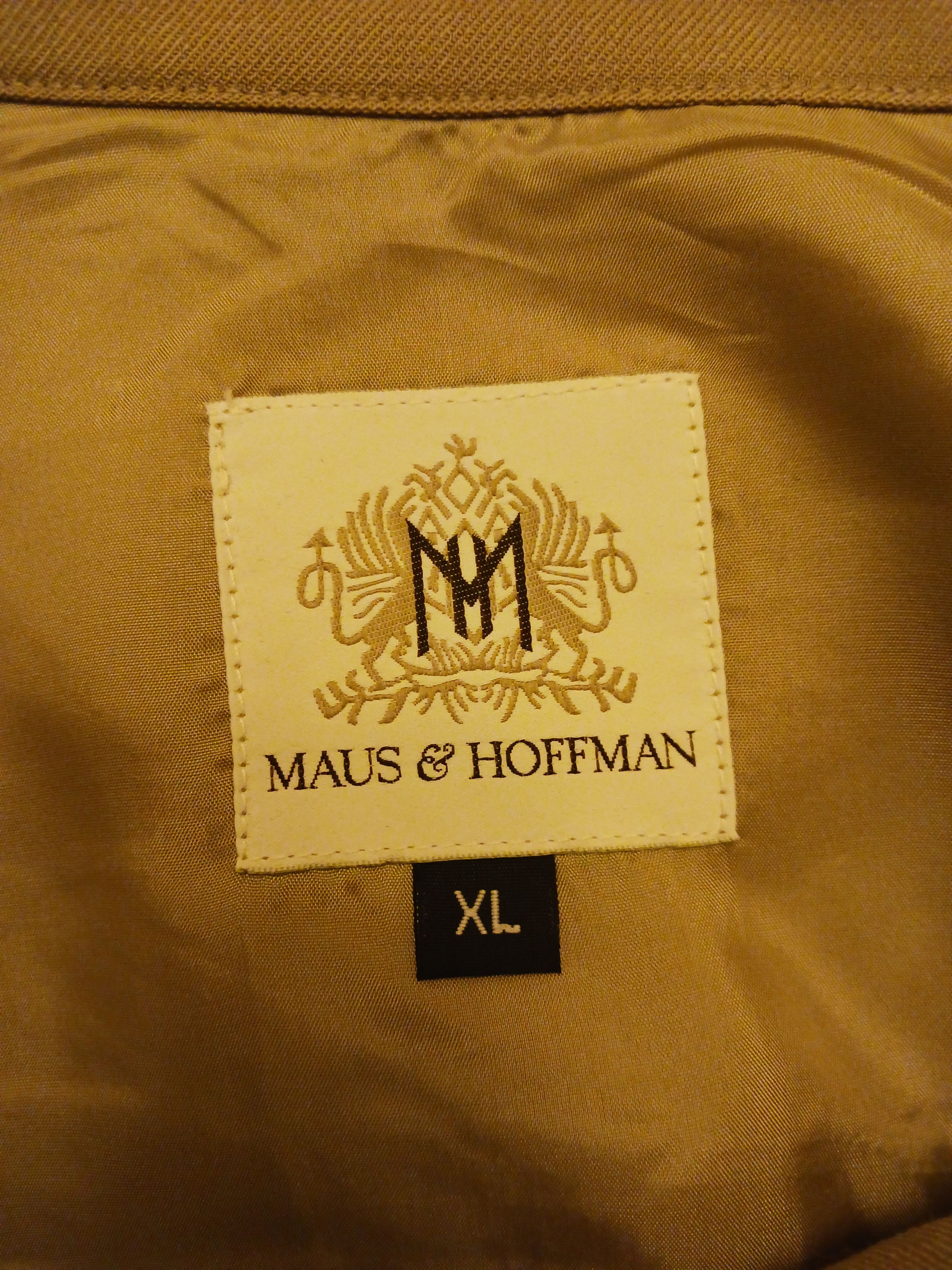 Maus & Hoffman Vintage Retro Style 100% Wool Long Sleeve Shirt Size US XL / EU 56 / 4 - 3 Thumbnail