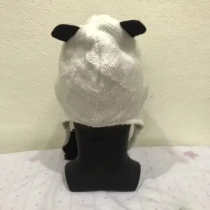 Japanese Brand Japanese Brand Panda Bunny Horn Knit Beanie Hat Size ONE SIZE - 4 Thumbnail