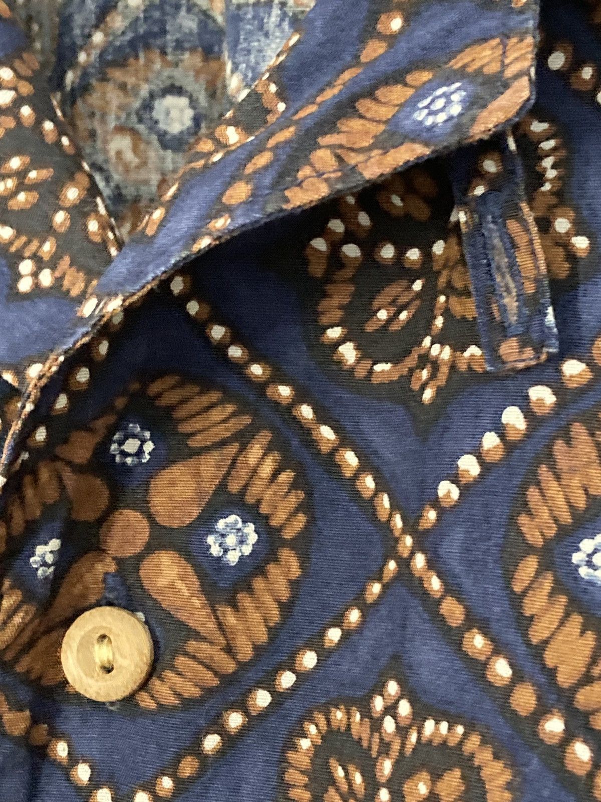Polo Ralph Lauren Vtg 90s RRL Double RL Batik Club Shirt Size US M / EU 48-50 / 2 - 5 Thumbnail