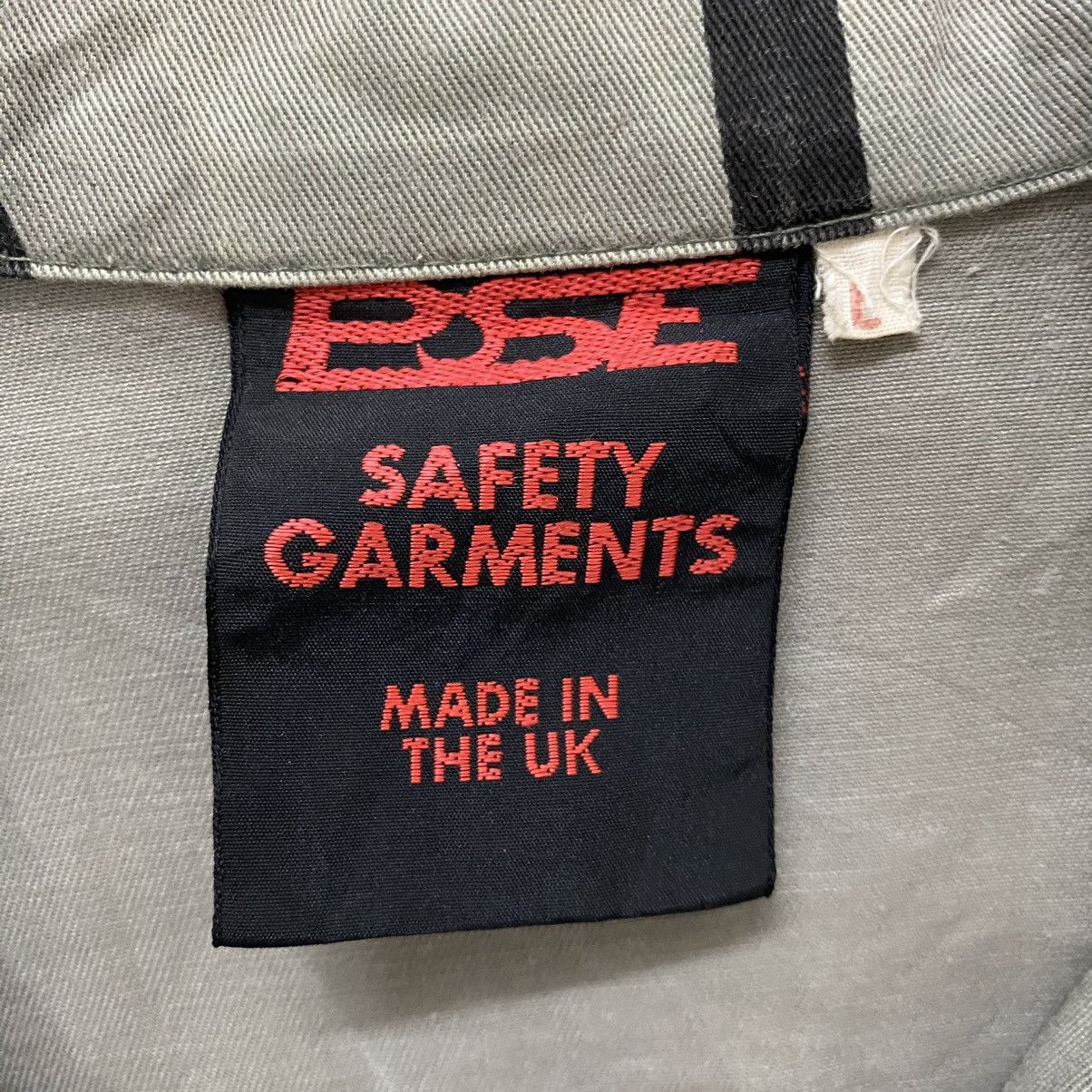 Vintage ⚡️POSE Safety Garment arrow design zipper jacket Size US M / EU 48-50 / 2 - 7 Thumbnail