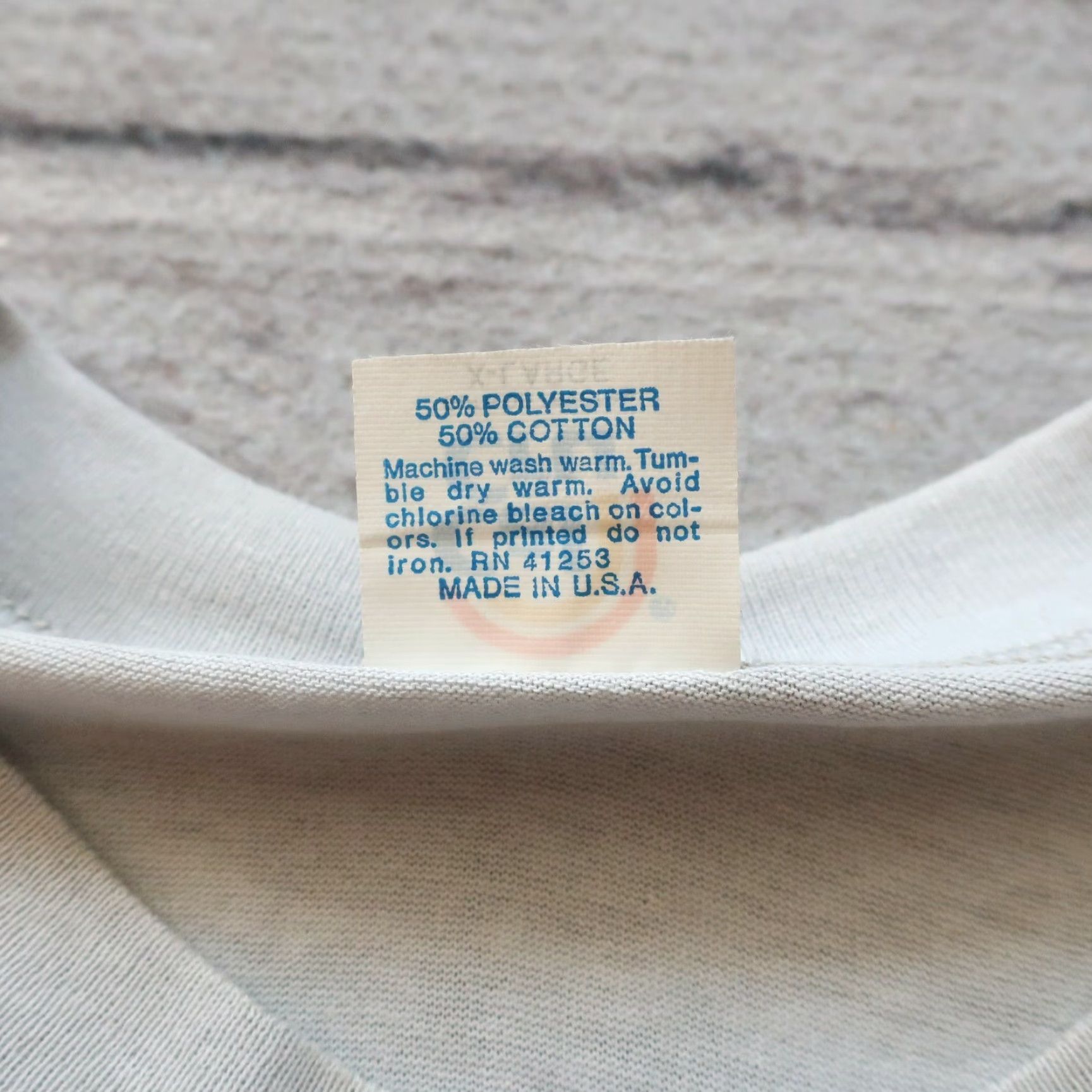 Vintage VINTAGE Cal Cru Tshirt Mens Adult X-Large Grey 80s 1986 Partner Material ABC Made in USA Single Stitch Shirt Size US XL / EU 56 / 4 - 7 Thumbnail