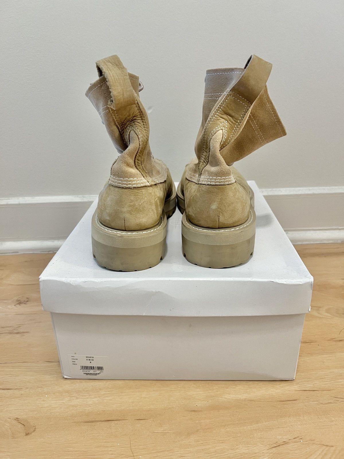 Undercover Undercover Cowhide Suede Duck Boots Beige Size M Size US 9 / EU 42 - 3 Thumbnail