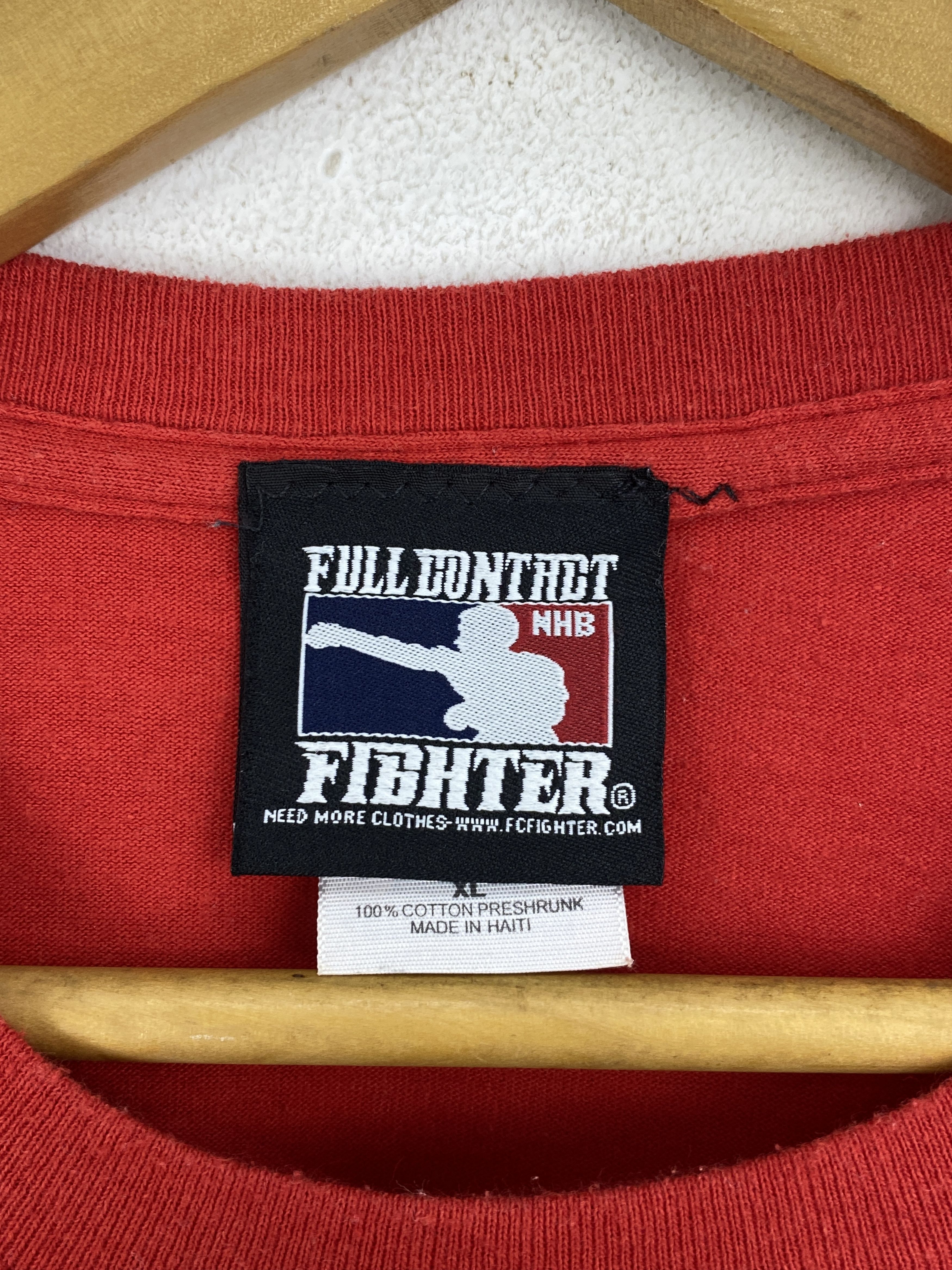 Vintage Vintage Full Contact Fighter NHB Printed Tee TA0667 Size US XL / EU 56 / 4 - 5 Thumbnail