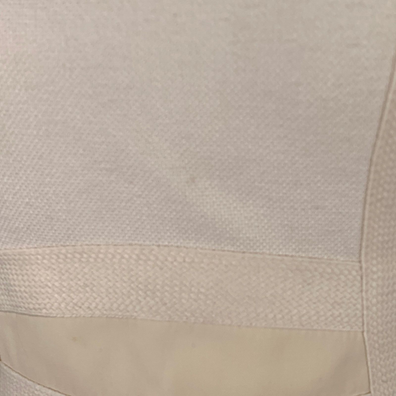 Akris AKRIS Size 10 Cream Cotton Textured Sleeveless Dress Size L / US 10 / IT 46 - 6 Thumbnail