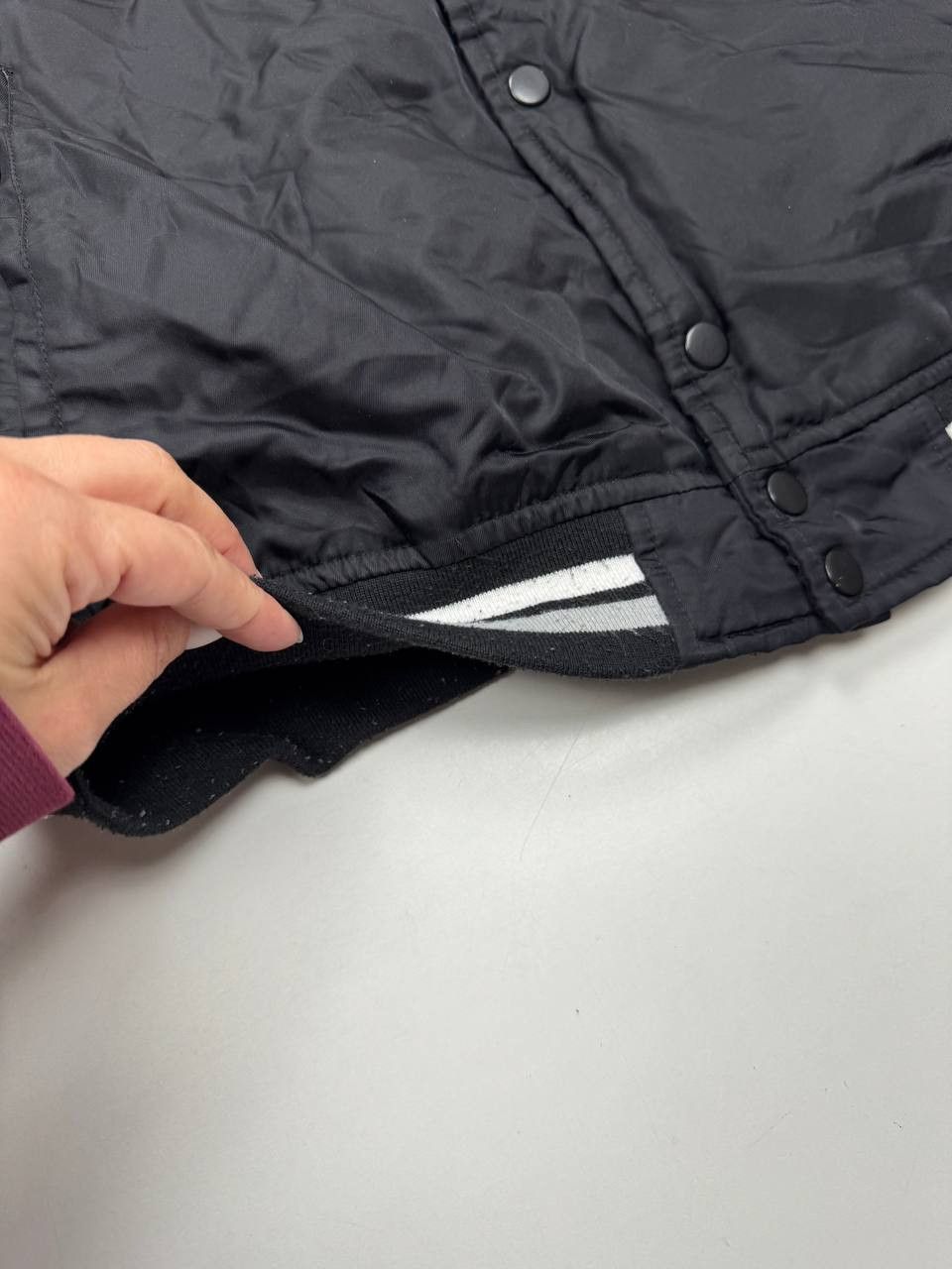NFL NFL Raiders Bomber Jacket Black Quilted Varsity Size US XS / EU 42 / 0 - 10 Thumbnail