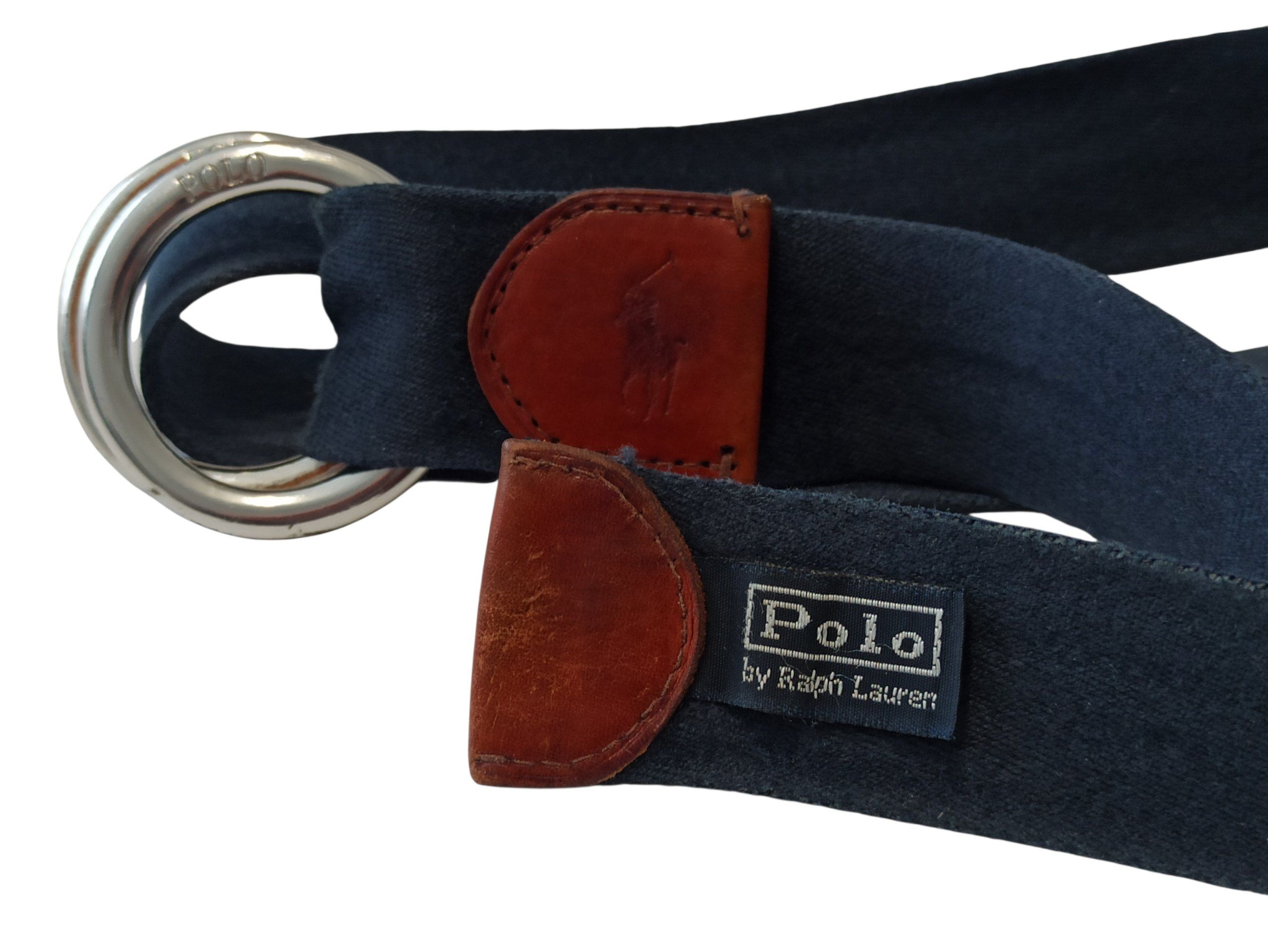 Polo Ralph Lauren Polo Ralph Lauren Vintage Navy Canvas D-Ring Belt Size ONE SIZE - 4 Thumbnail