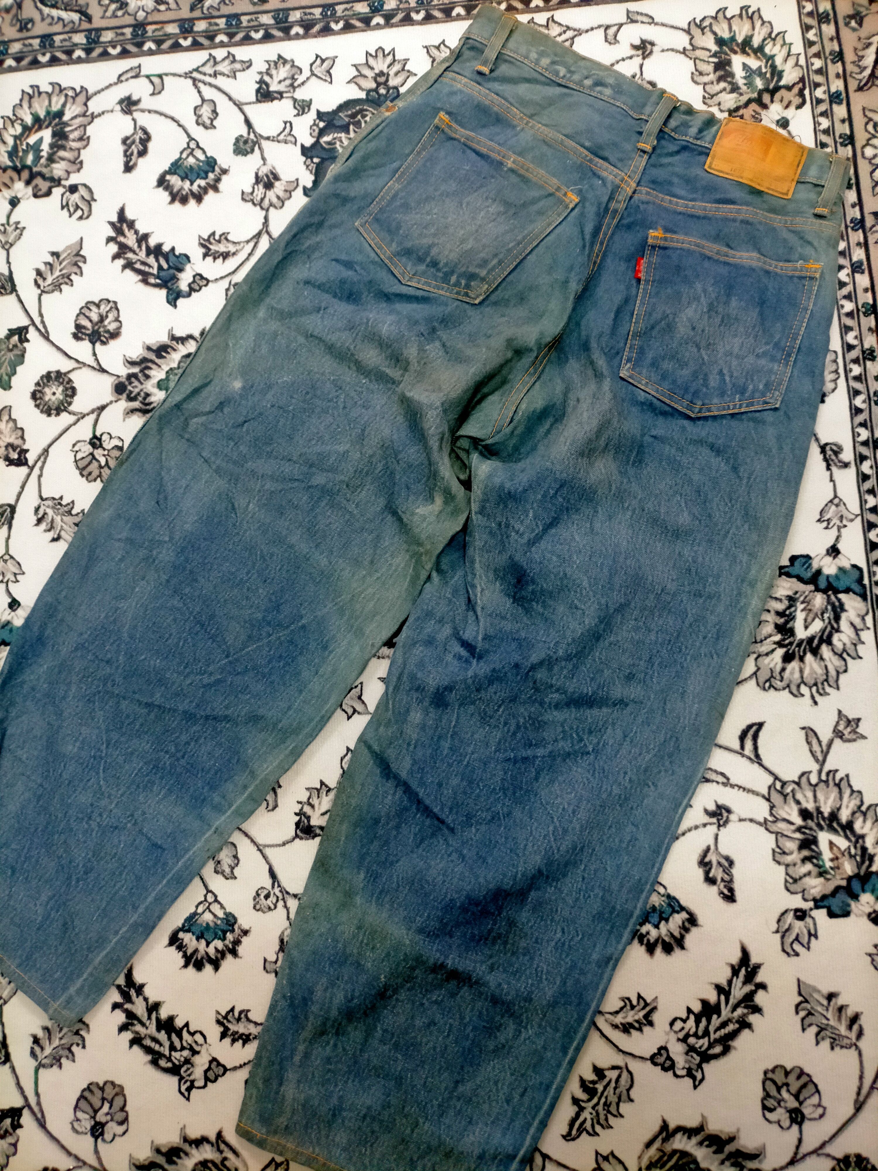 Edwin × Vintage 🔥Vintage 🔥Rare Edwin 1072 Baggy Wash Faded Jeans 80s Size US 29 - 5 Thumbnail