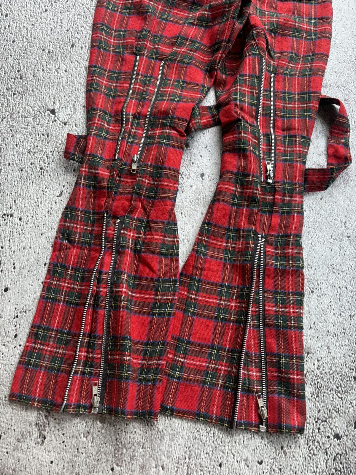 Hysteric Glamour Y2k liguis multi zipper bondage Punk style pants Size US 31 - 5 Thumbnail
