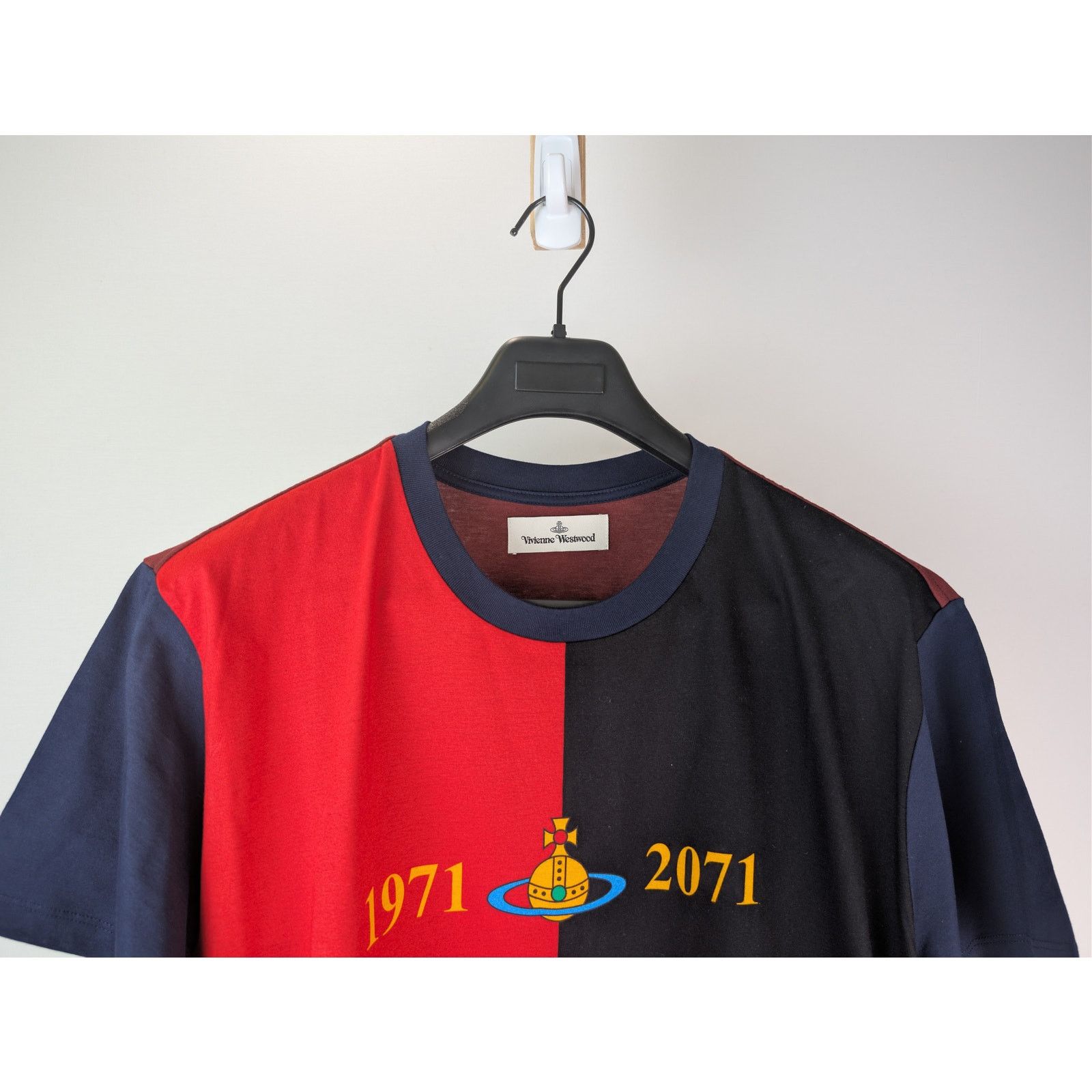 Vivienne Westwood o1rshd1 Classic Printed Organic Jersey T-Shirt Soccer Print Size US L / EU 52-54 / 3 - 3 Thumbnail