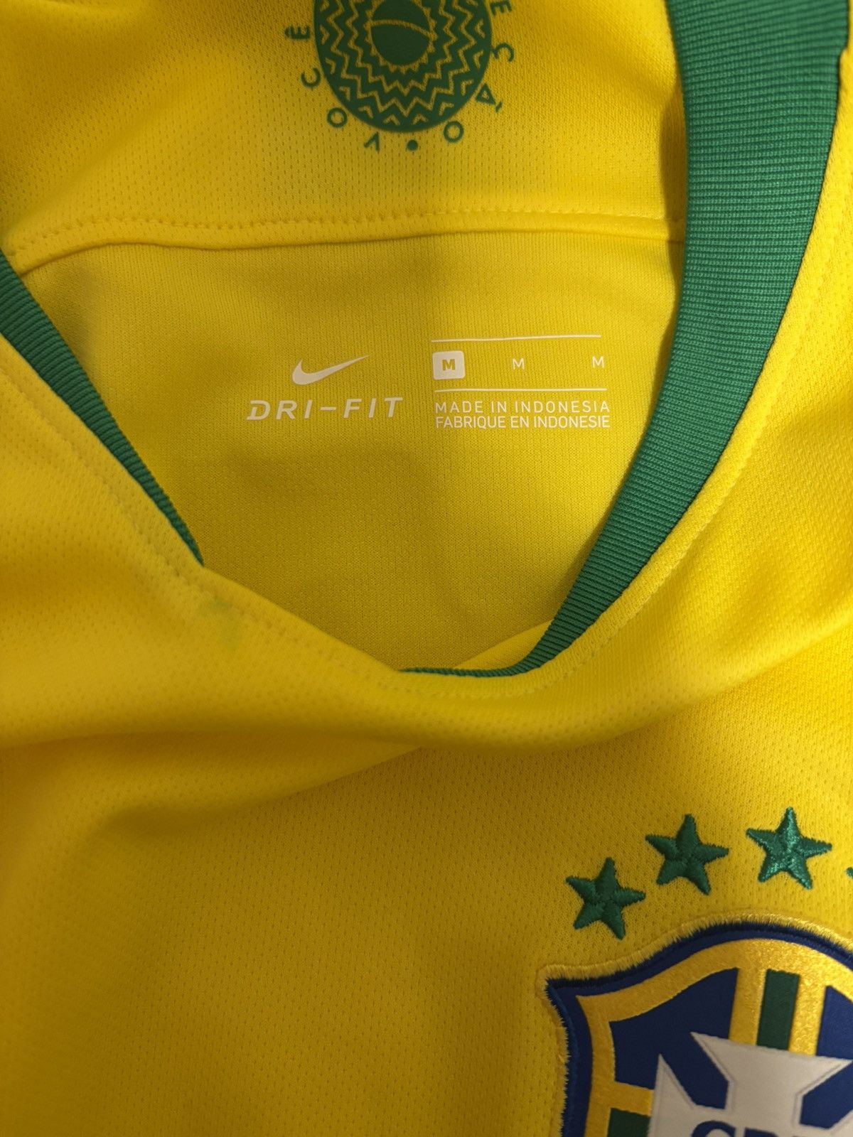 Nike Brazil 2018 jesus signed shirt with autograph Size US M / EU 48-50 / 2 - 4 Thumbnail