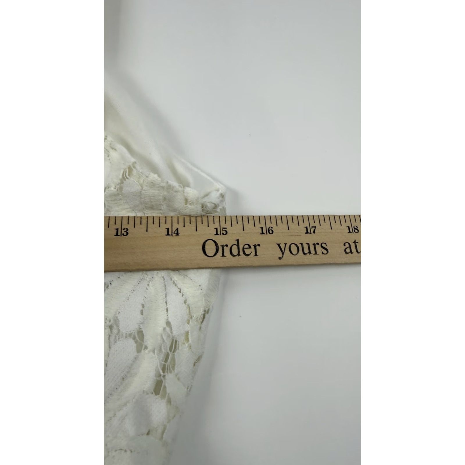 Lulus Lulus Dress Womens M White Lace Halter A-Line Cocktail Party Size M / US 6-8 / IT 42-44 - 7 Thumbnail