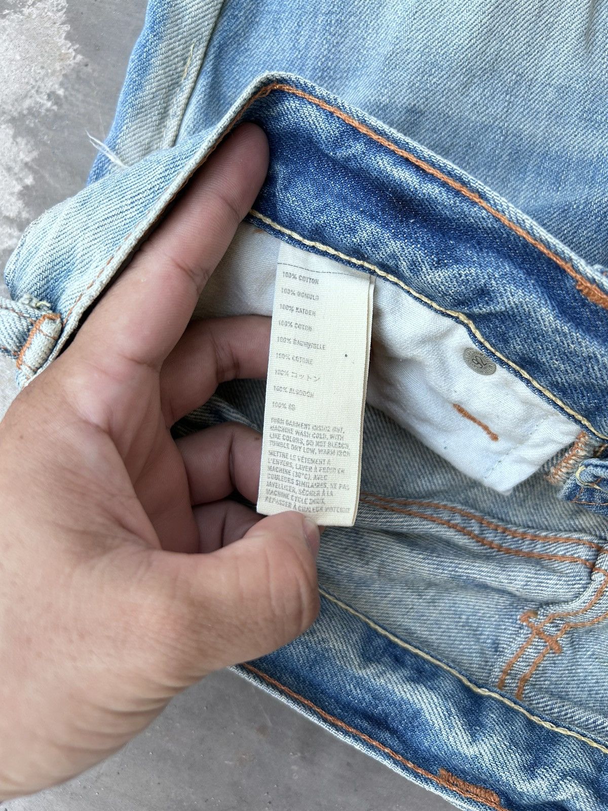 Abercrombie & Fitch × Vintage Abercrombie & Fitch Distressed Denim Size US 33 - 14 Thumbnail