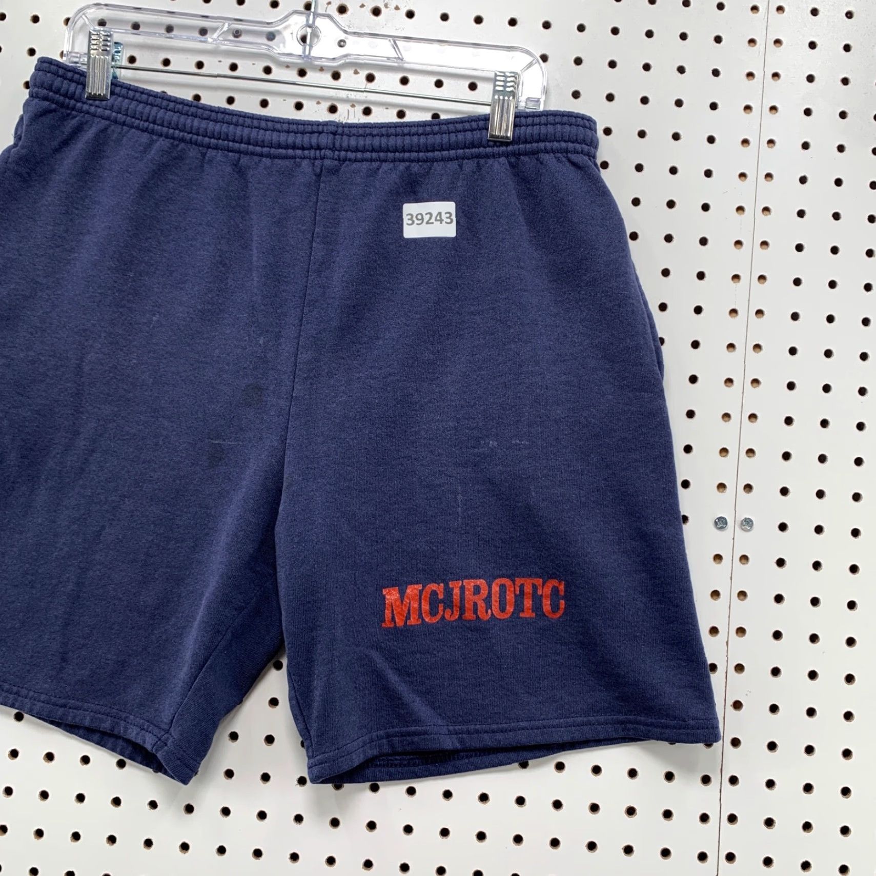 Jerzees VINTAGE Jerzees MCJROTC Sweat Shorts Mens Large 32x7 Blue Fleece Military USA Shorts Mens Large Blue 1990s MCJROTC Size US 33 - 3 Thumbnail
