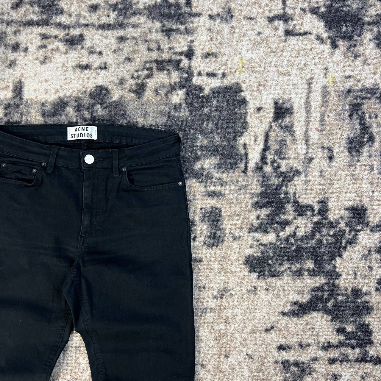 Acne Studios Acne Jeans Luxury Skinny Fit Black Denim Jeans Size US 30 / EU 46 - 3 Thumbnail