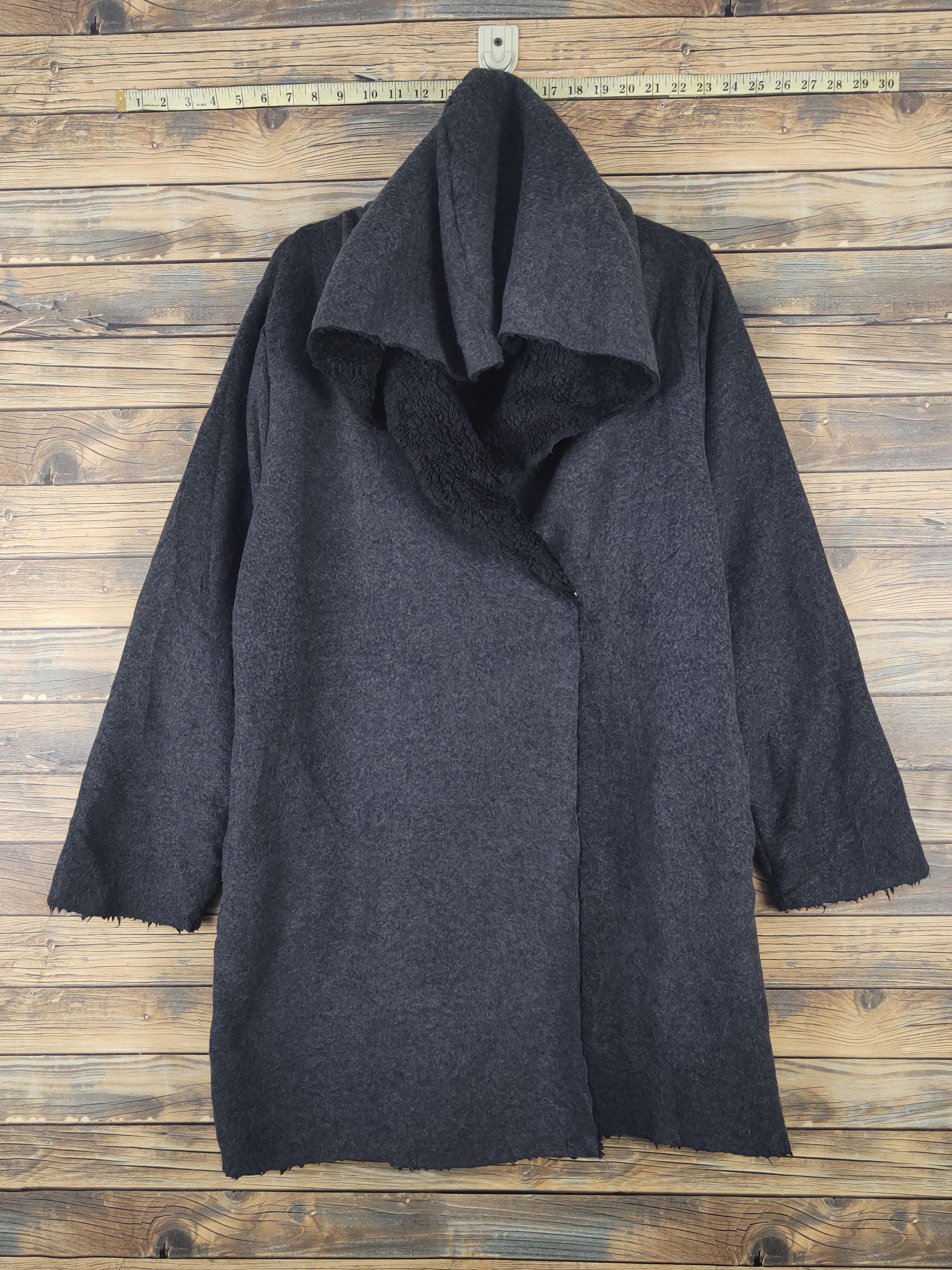 Japanese Brand × Vintage Sucre Neige Dark Gray Hoodie Winter Coats jacket Size US L / EU 52-54 / 3 - 1 Thumbnail