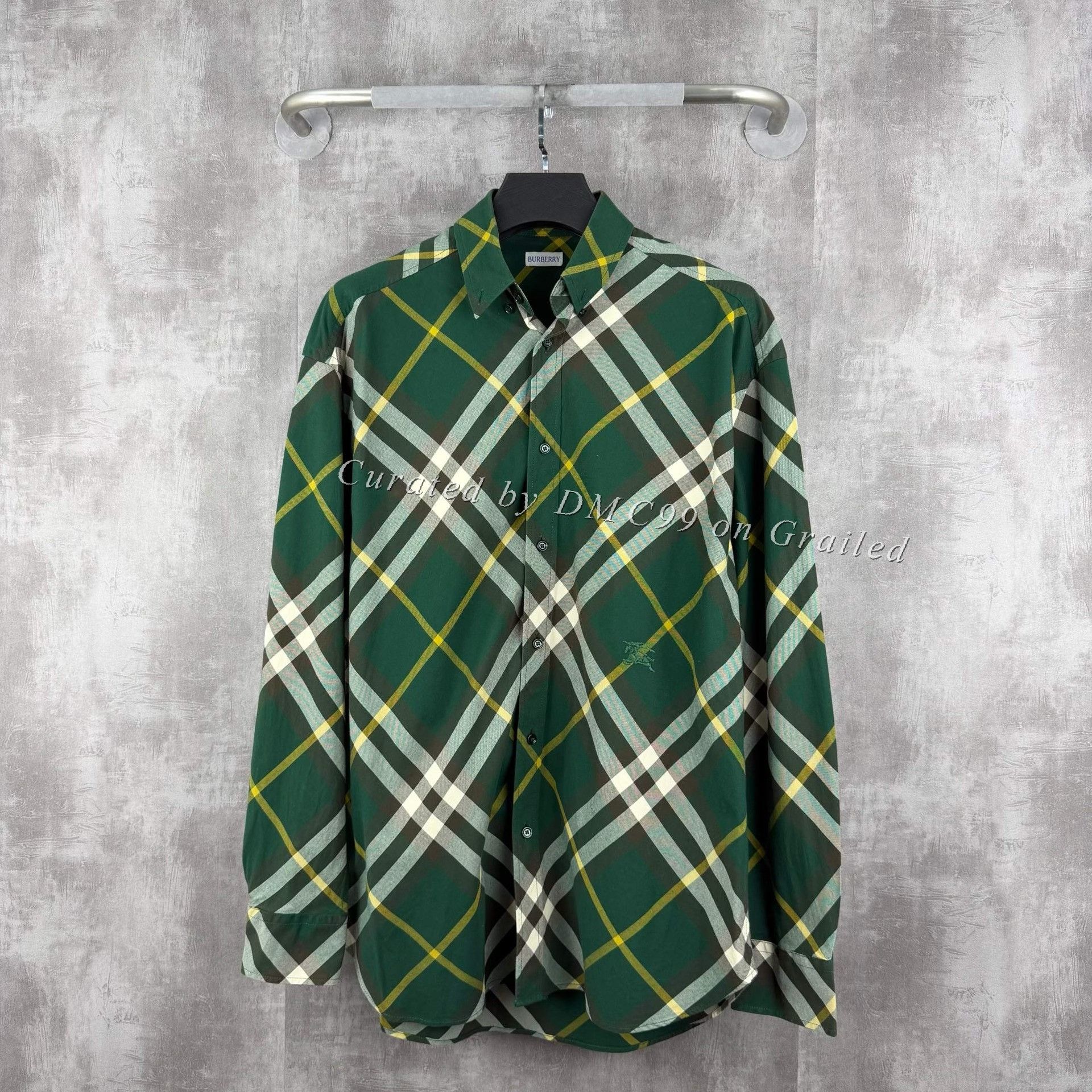 Burberry Burberry Plaid Embroidered Knight Logo Shirt Jacket Size US M / EU 48-50 / 2 - 1 Thumbnail
