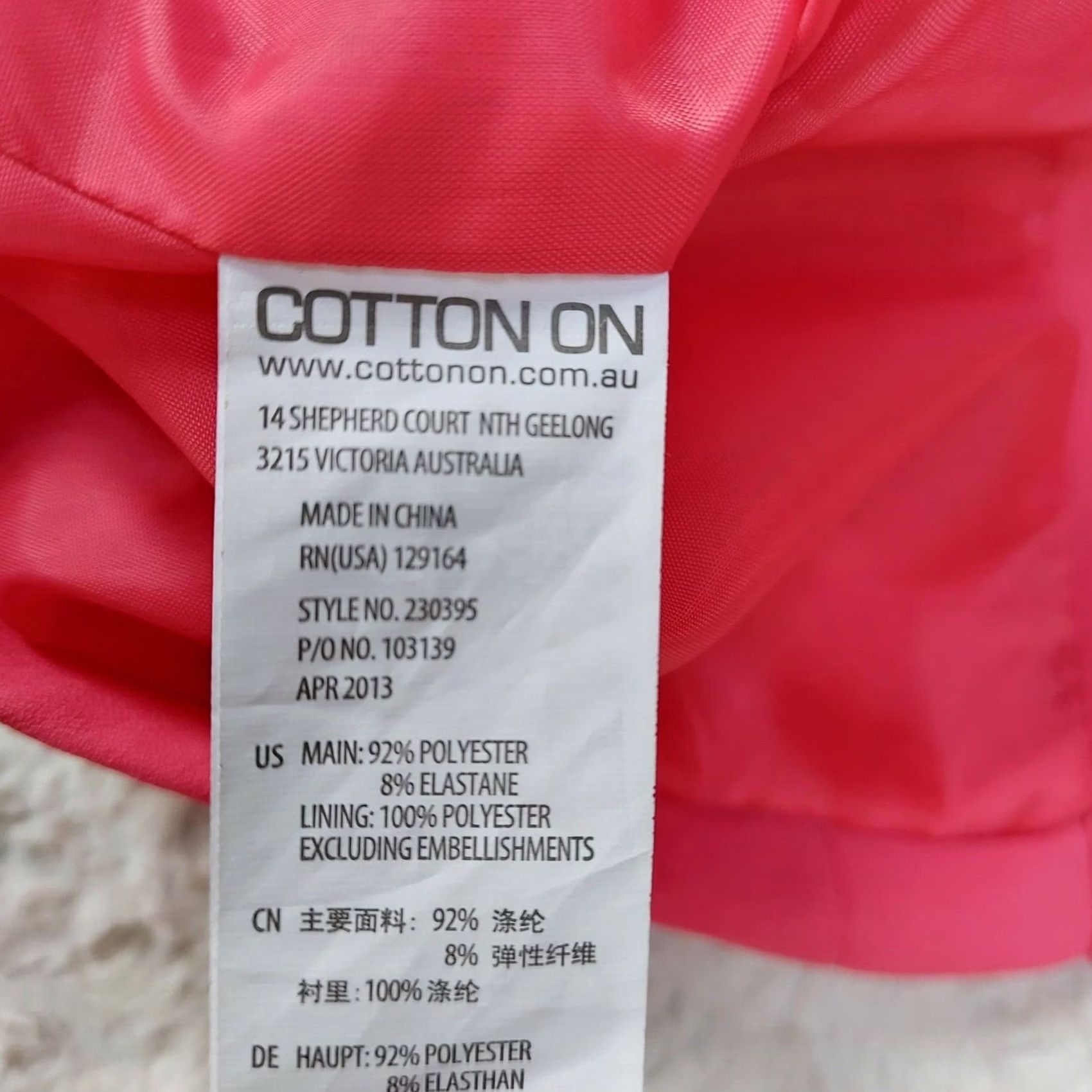 Cotton On Cotton On Womens Pink Blazer Jacket Large Faux Pocket Fully Lined Size L / US 10 / IT 46 - 4 Thumbnail