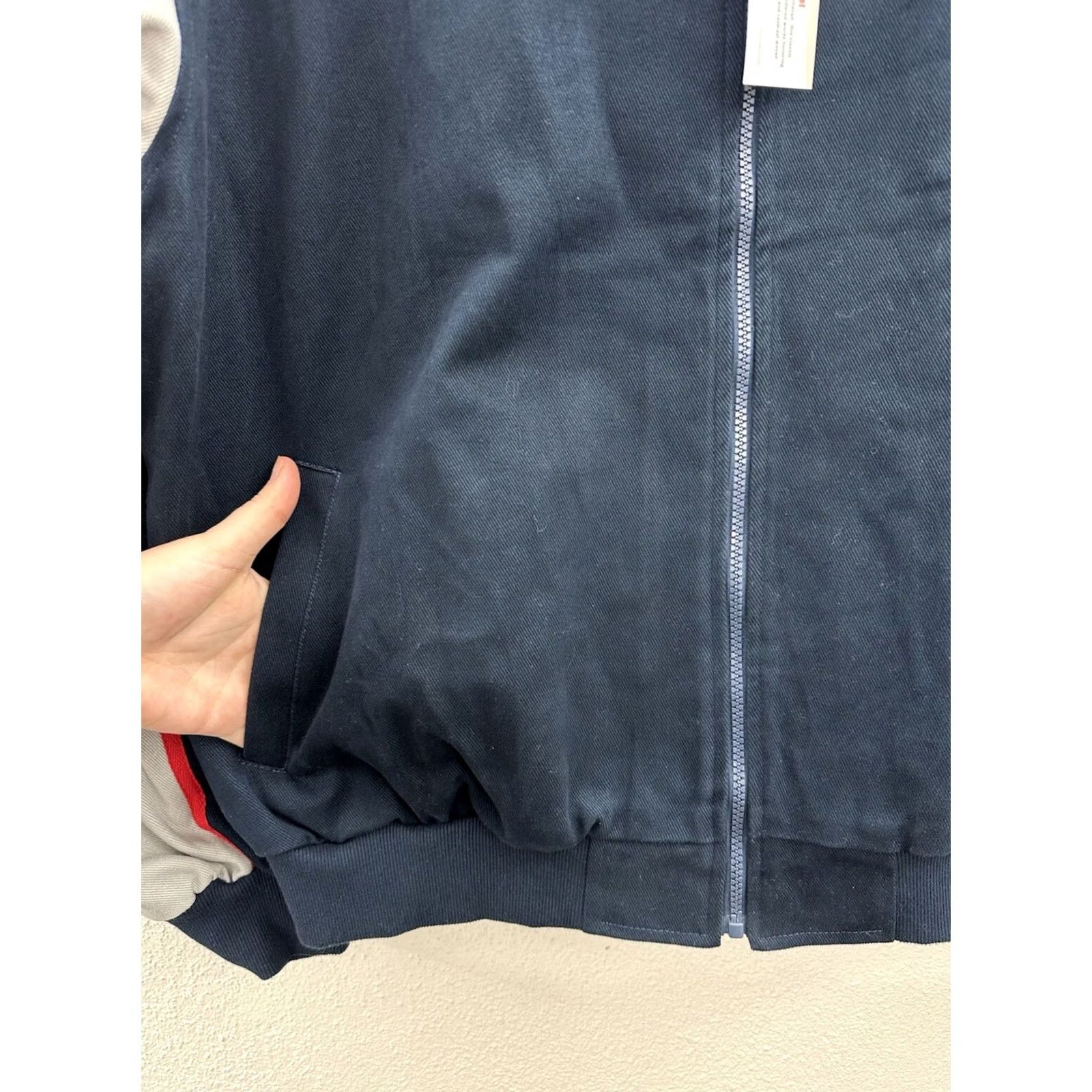 Vintage The Bradford Exchange Bomber Jacket Size Large Honer & Glory Proud Veteran Blue Size US L / EU 52-54 / 3 - 4 Thumbnail
