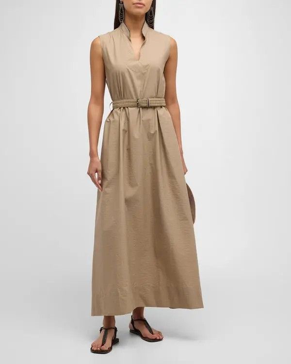 o1w1db10825 Dress in Light Beige