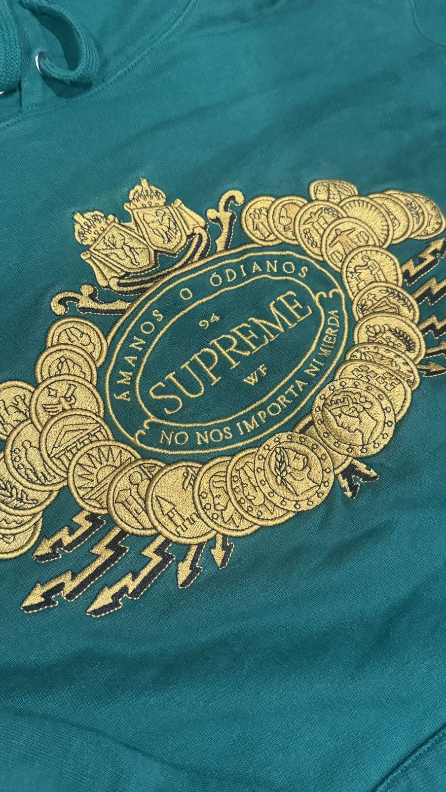 Supreme Supreme Love or Hate Hoodie (FW18) Size US M / EU 48-50 / 2 - 2 Thumbnail