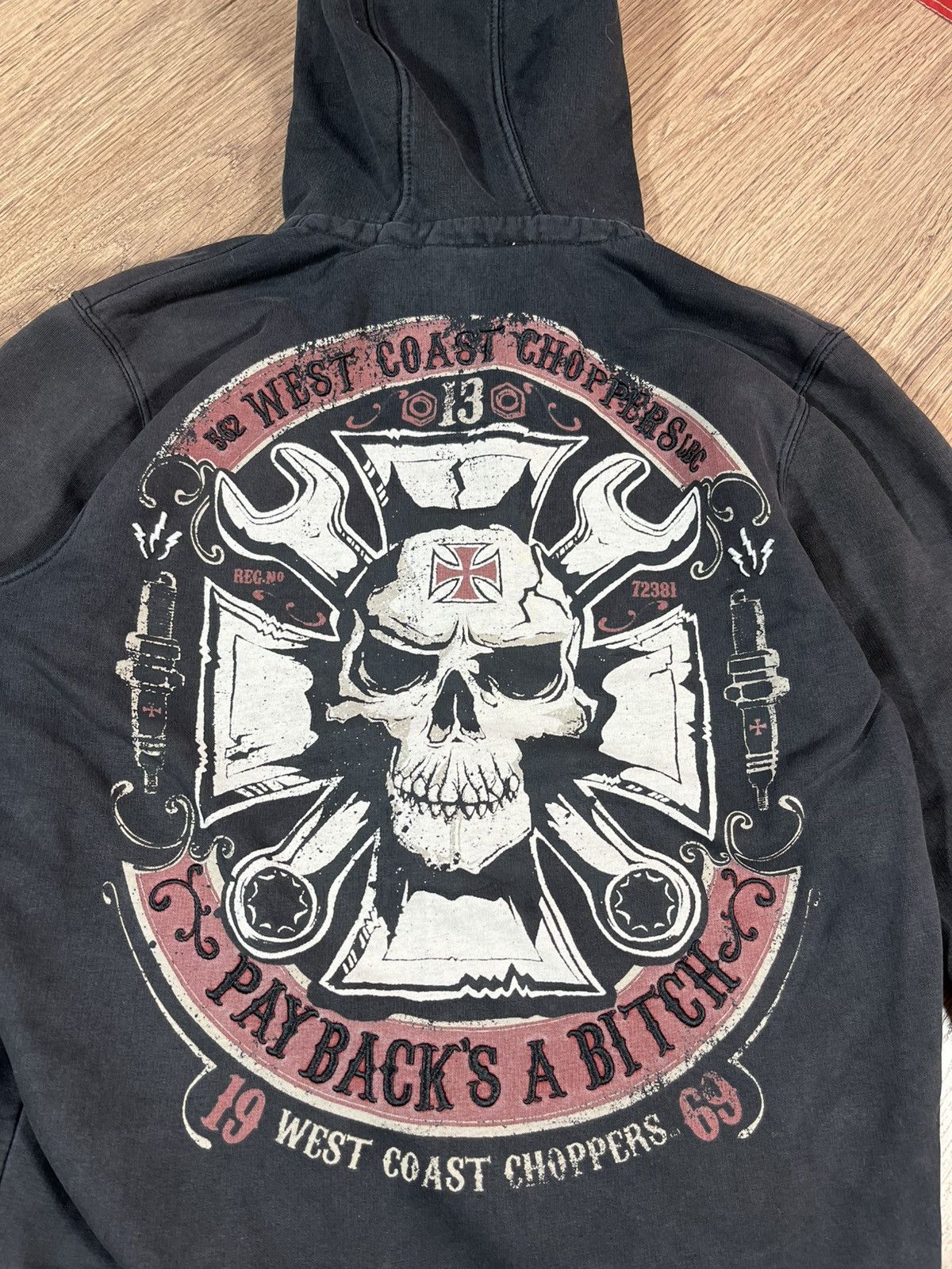 Vintage Vintage West Coast Choppers Big Logo Hoodie Size US L / EU 52-54 / 3 - 11 Thumbnail