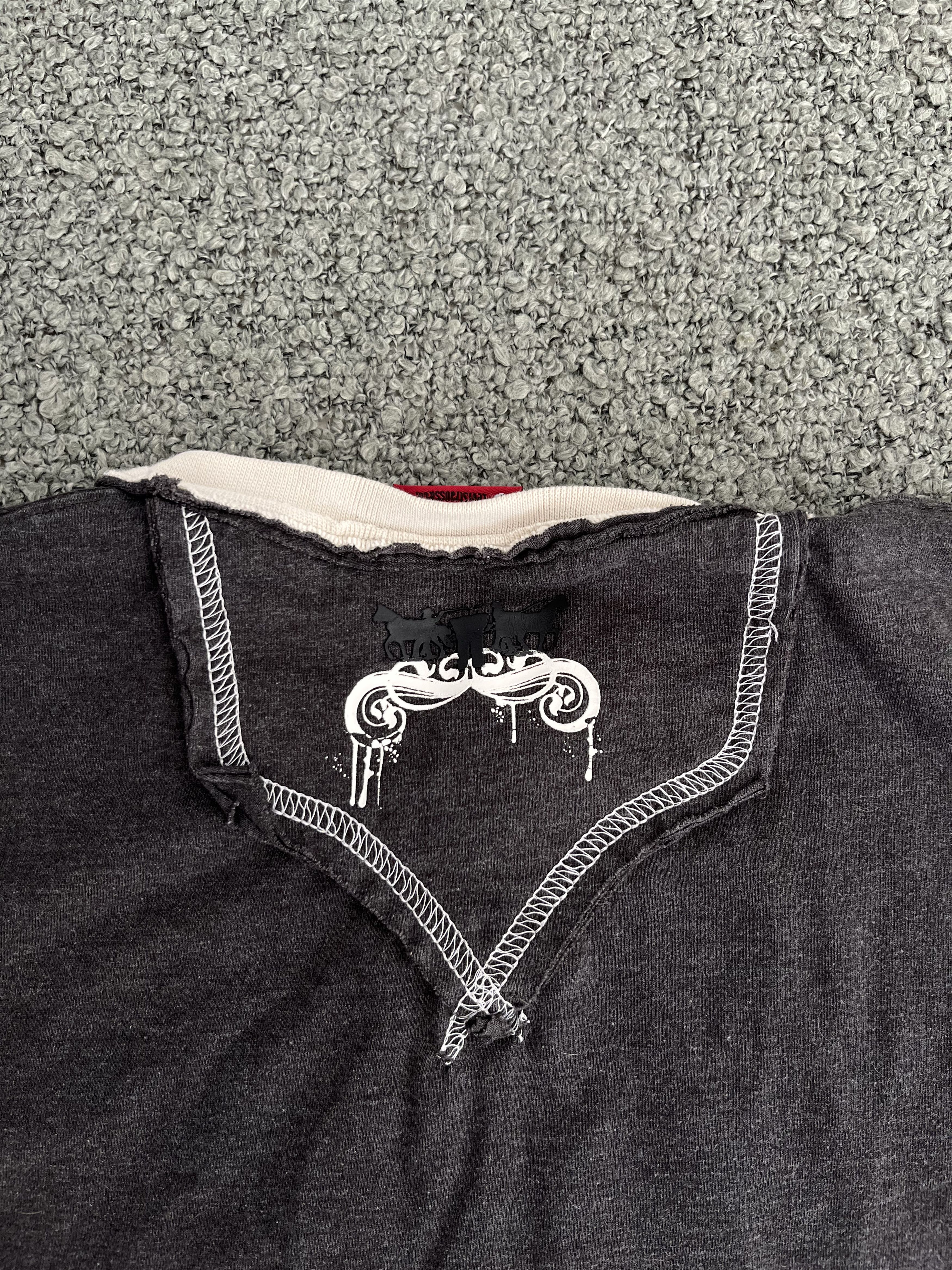 Levi's Vintage Clothing Vintage Y2K Levi’s Red Tab Black Ringer Graphic Tee Size US L / EU 52-54 / 3 - 8 Thumbnail