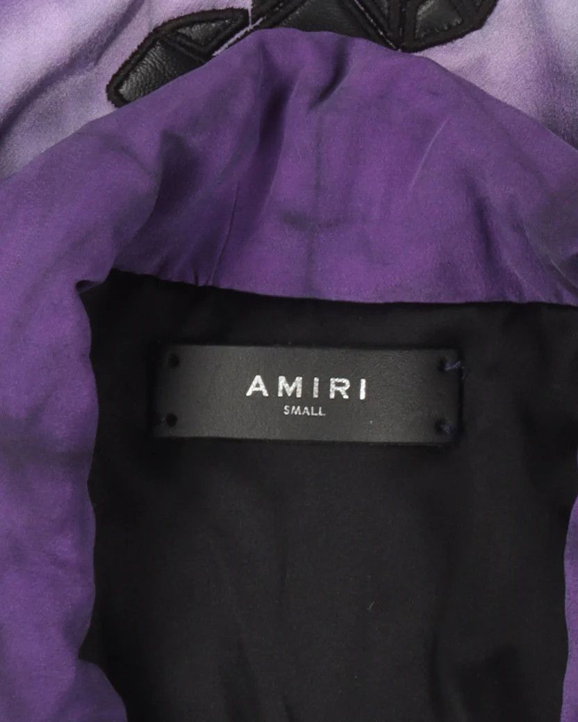 Amiri o1y0425 Bomber Jacket in Purple Size M / US 6-8 / IT 42-44 - 3 Thumbnail