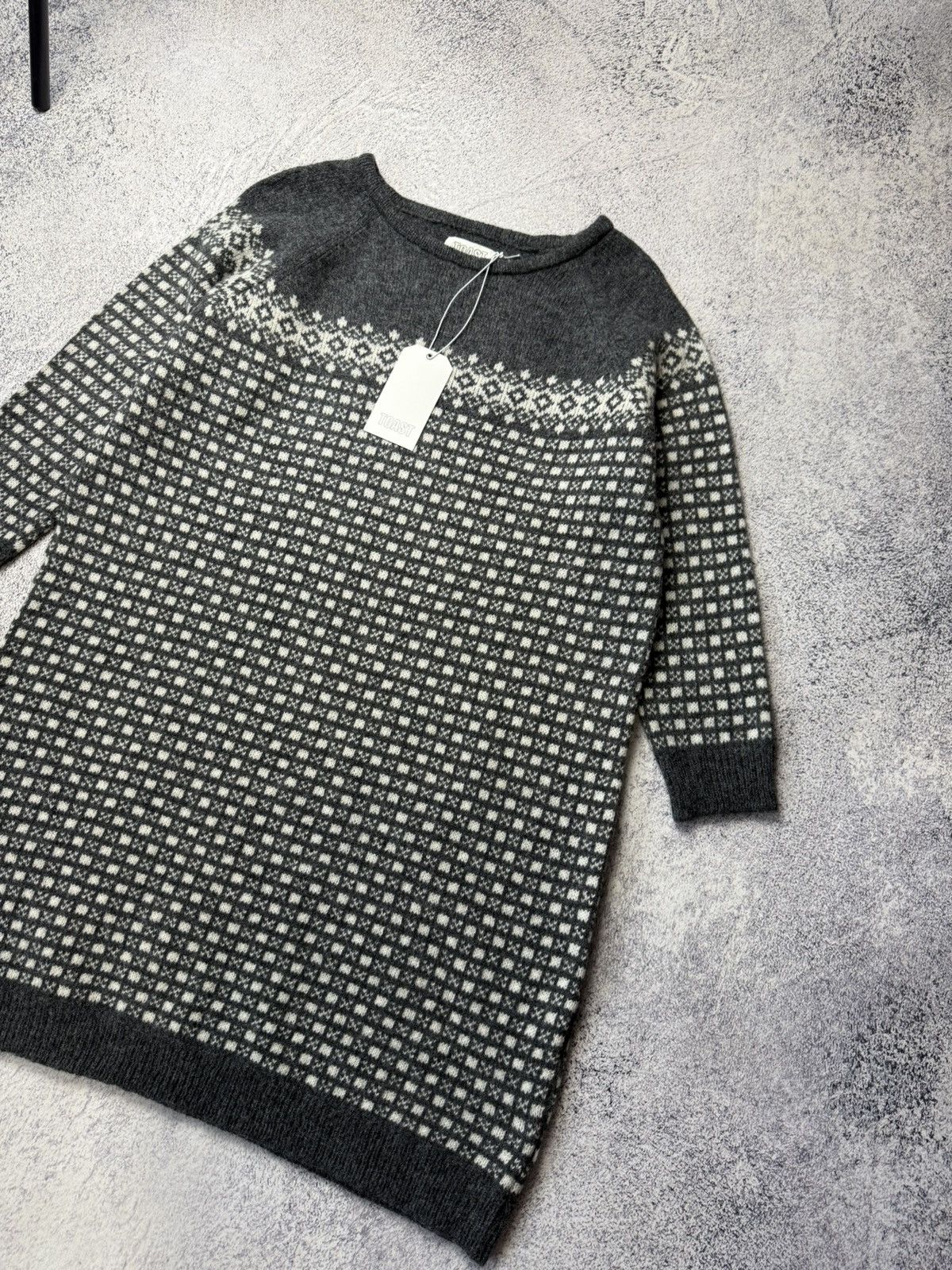Designer Toast New Wool Dress Sweater Knitwear Women's Size 16 Size XXL / US 16-18 / IT 52-54 - 4 Thumbnail