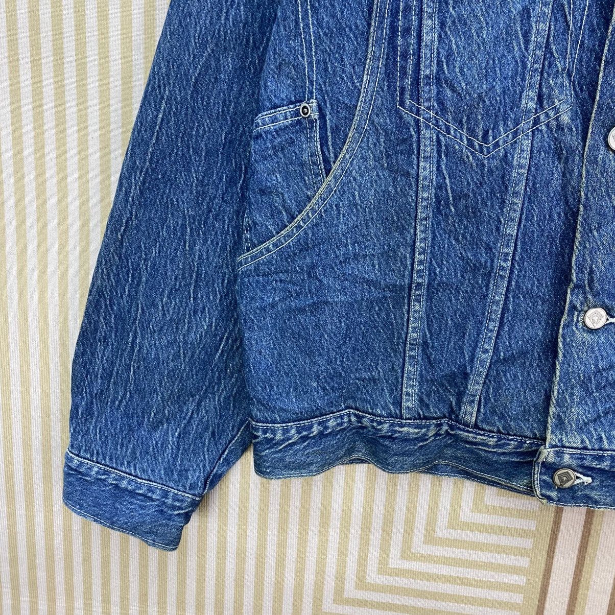 Vintage 🫶vintage blue denim trucker jacket-Denim Trucker Acid Wash Size US M / EU 48-50 / 2 - 4 Thumbnail