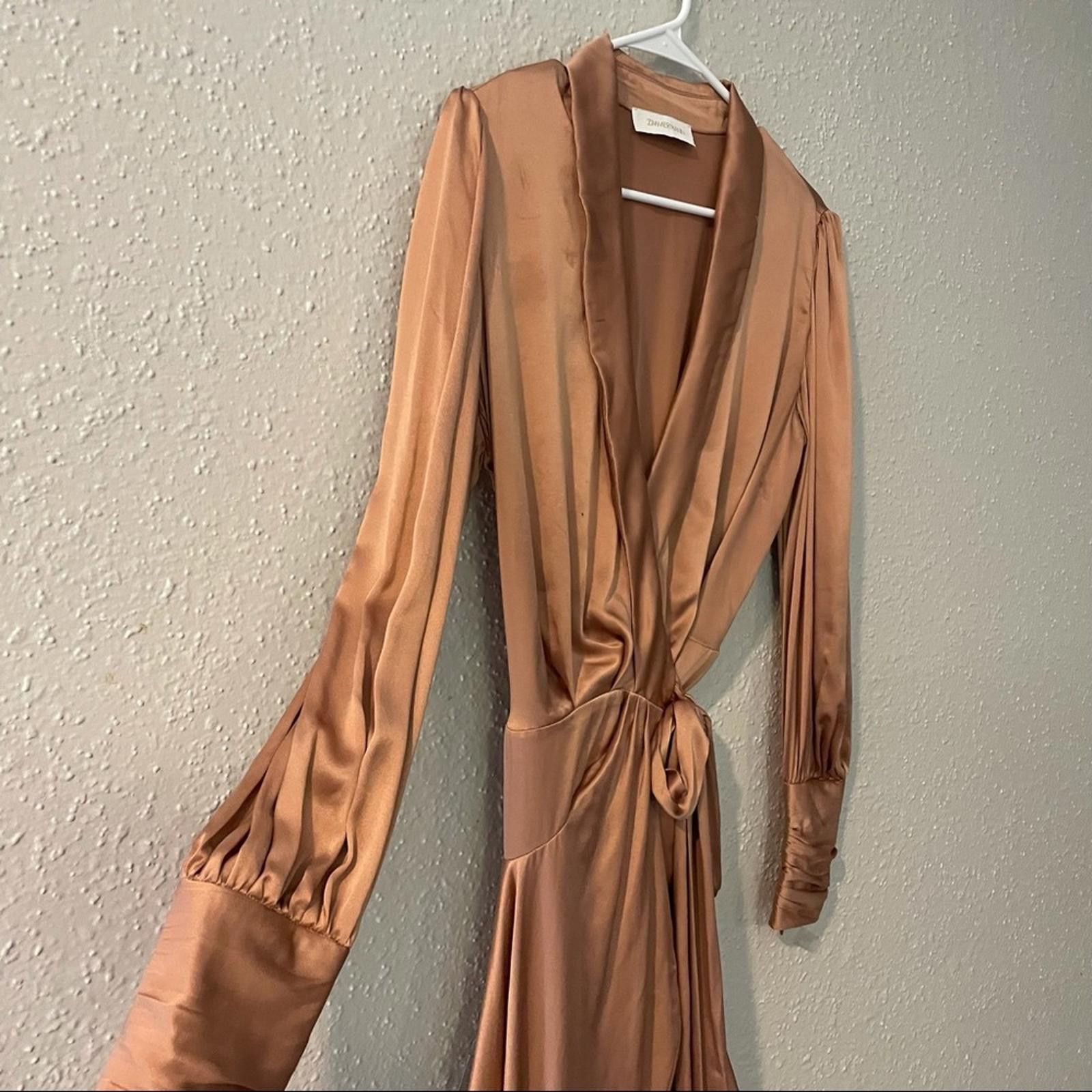 Other Zimmerman Silk Wrap Mini Dress in Biscuit Size M / US 6-8 / IT 42-44 - 4 Thumbnail