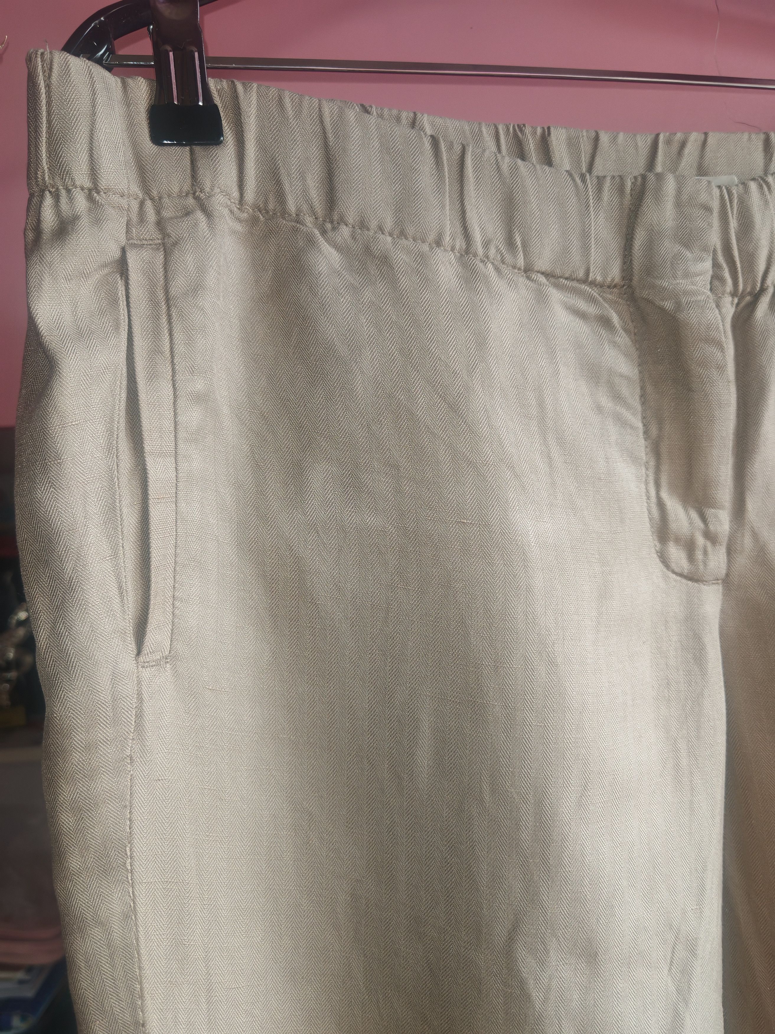 J.Crew J. Crew Silk Linen Jogger Pants - Size 8 Cropped Joggers Size 30" / US 8 / IT 44 - 5 Thumbnail