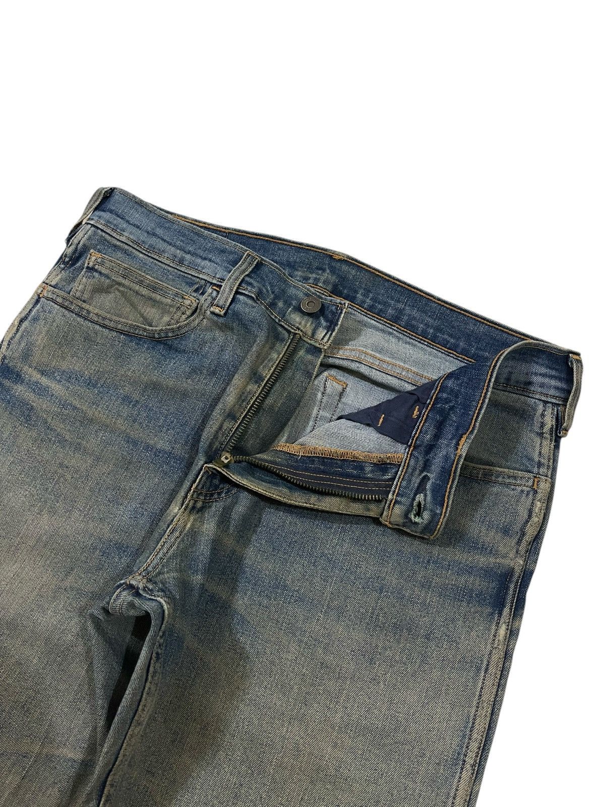 Levi's 00s Levi’s 505 Mud Rust Distressed Straight Fit Jeans Size US 33 - 5 Thumbnail