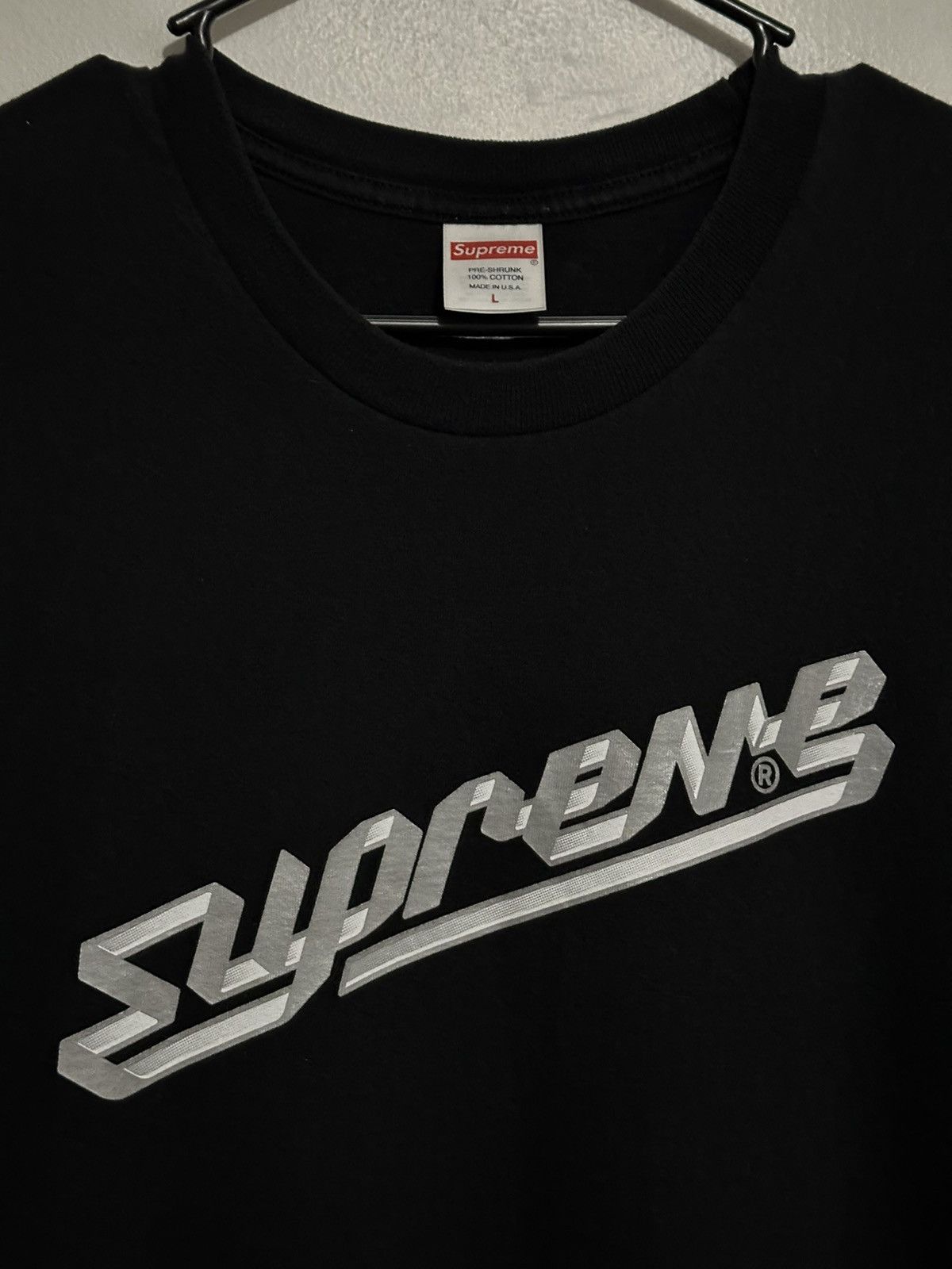 Supreme Supreme Banner Tee Size US L / EU 52-54 / 3 - 2 Thumbnail