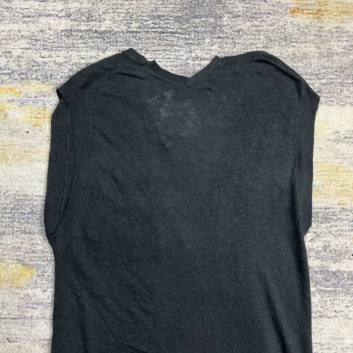 Yohji Yamamoto Y’S Yohji Yamamoto asymmetrical sleepless knit top Size M / US 6-8 / IT 42-44 - 5 Thumbnail