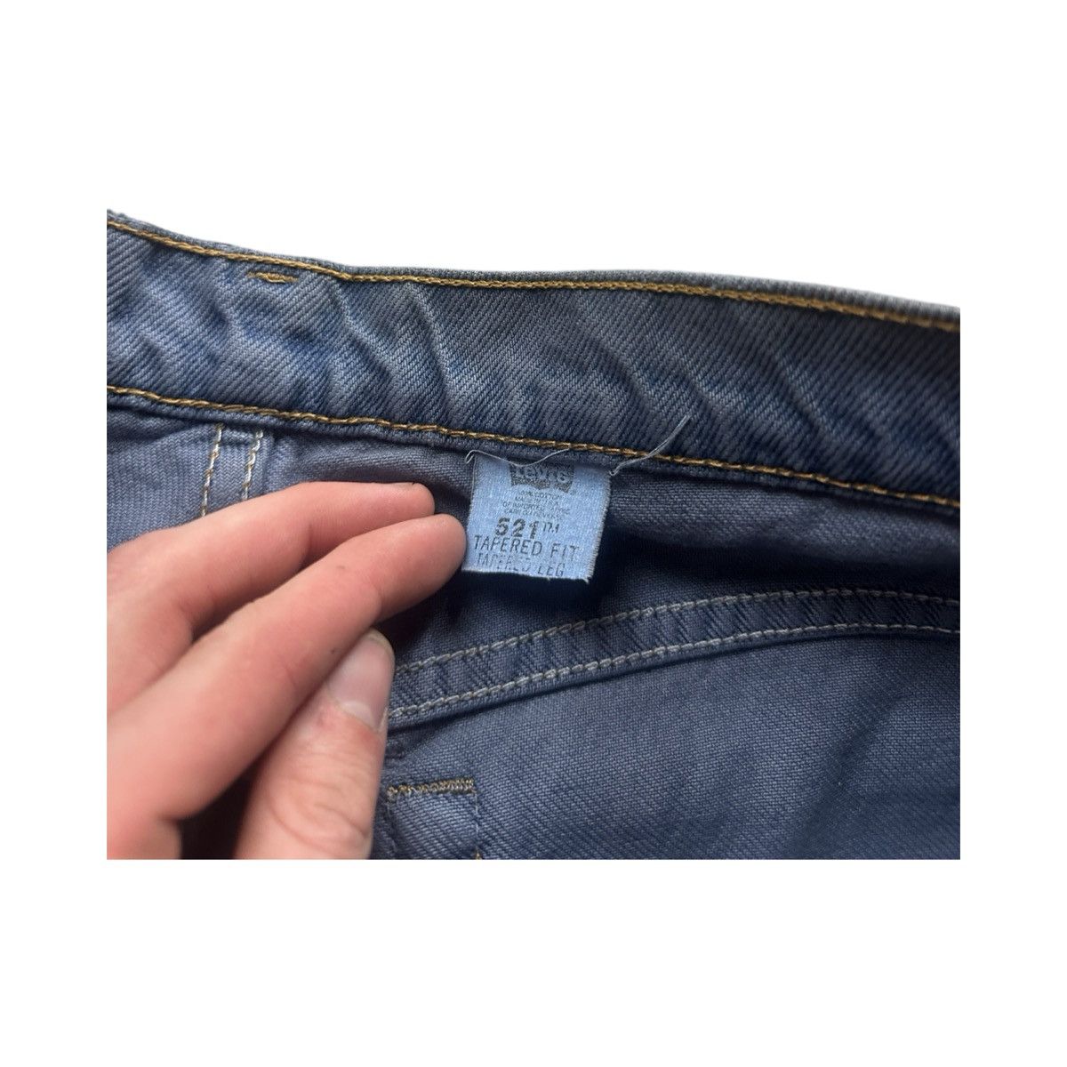 Japanese Brand Baggy Sashiko Skull Denim Midnight Wash 32x30 Size US 36 / EU 52 - 7 Thumbnail