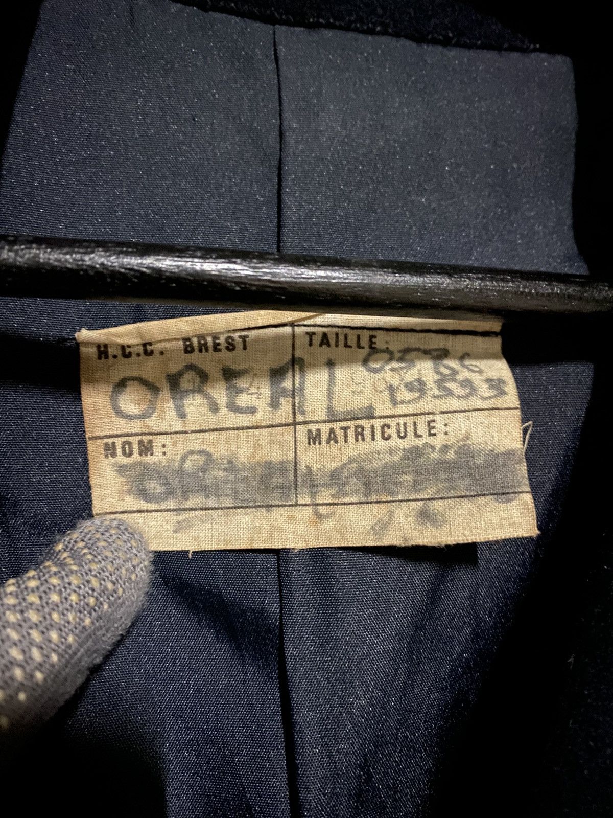 Vintage Vintage French Navy Pea Coat – Authentic Marine Wool Jacket Size US M / EU 48-50 / 2 - 12 Thumbnail