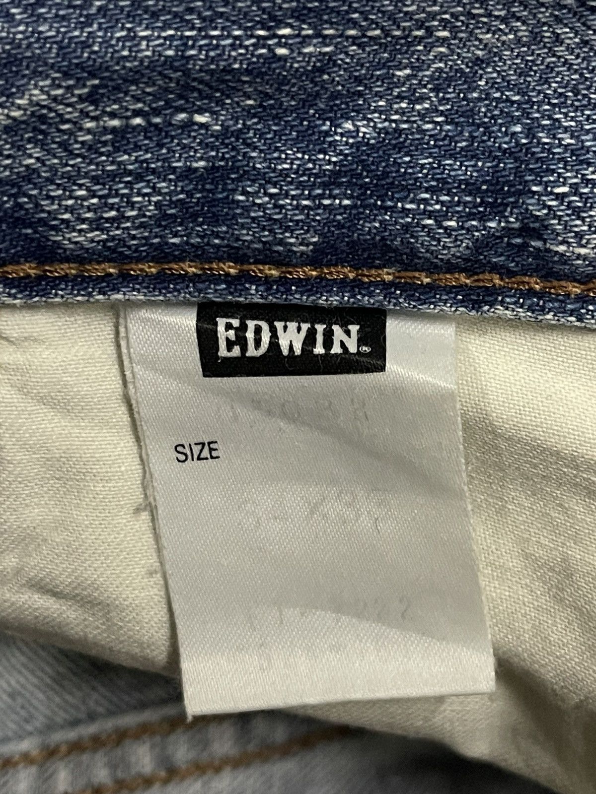 Edwin Vintage Japan Edwin 503 Blue Wash Distress Baggy Jeans Size US 34 / EU 50 - 8 Thumbnail