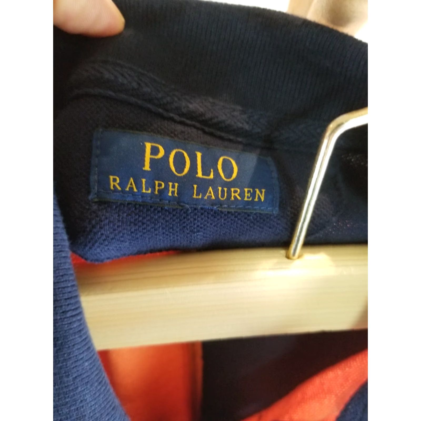 Polo Ralph Lauren VINTAGE Polo Ralph Lauren POLO SHIRT NAVY/ORANGE MEDIUM Mens T-Shirt Short Sleeve 2010-2019 Cotton Navy/Orange Size US M / EU 48-50 / 2 - 3 Thumbnail
